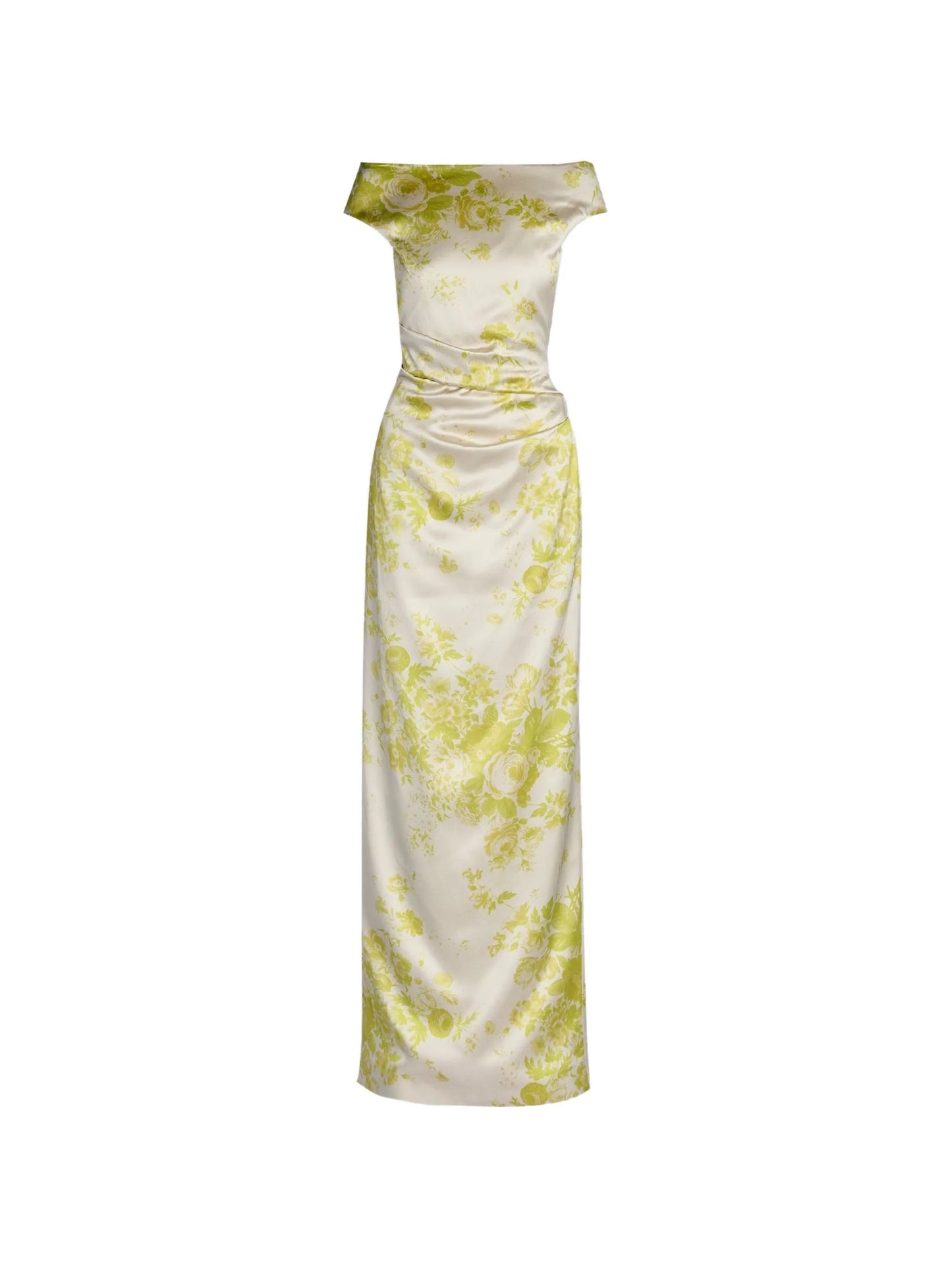 floral-pattern maxi dress