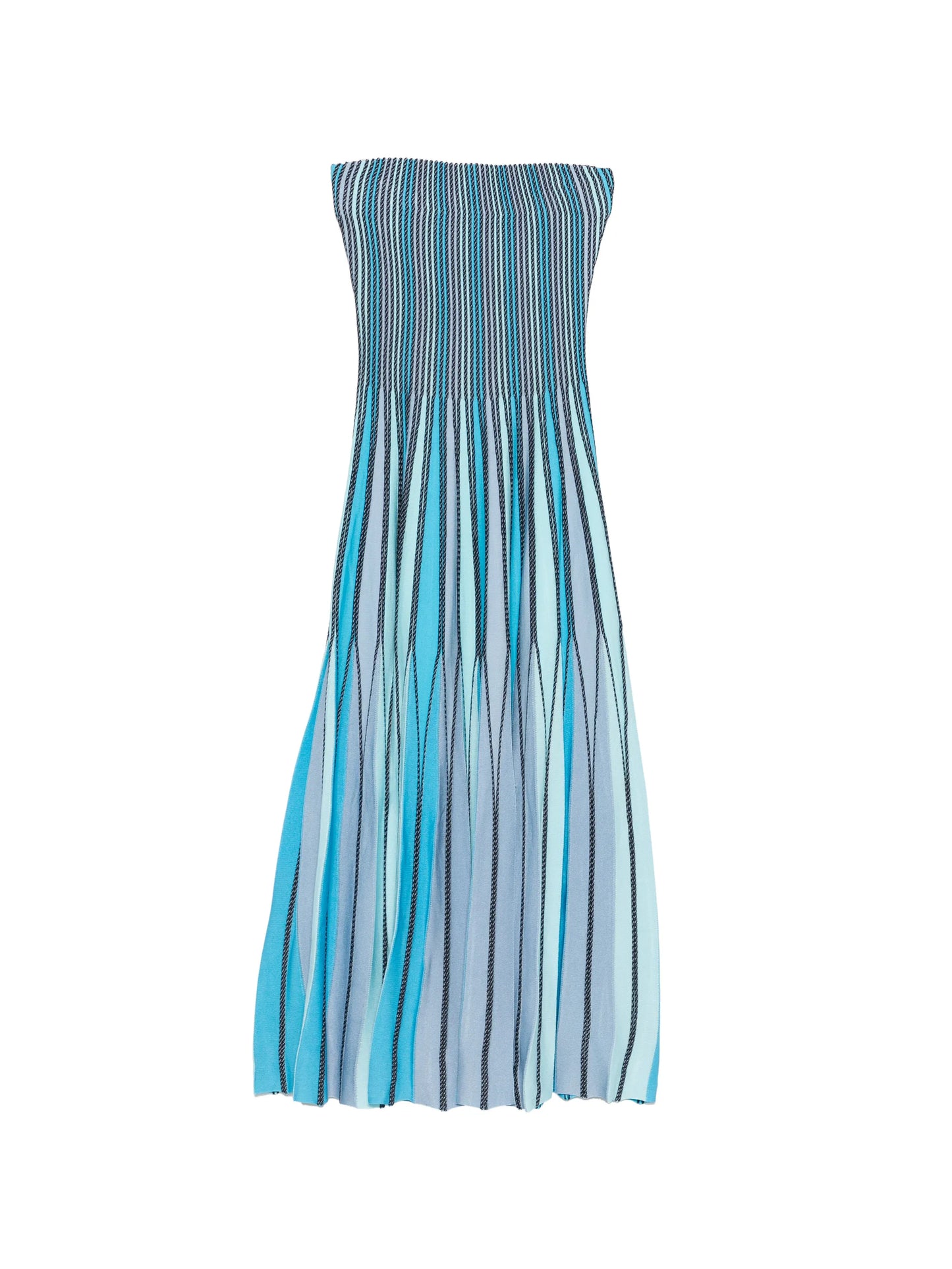 Soleil striped midi dress