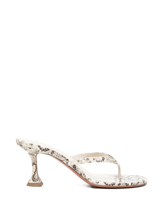Juliette snake-effect sandals