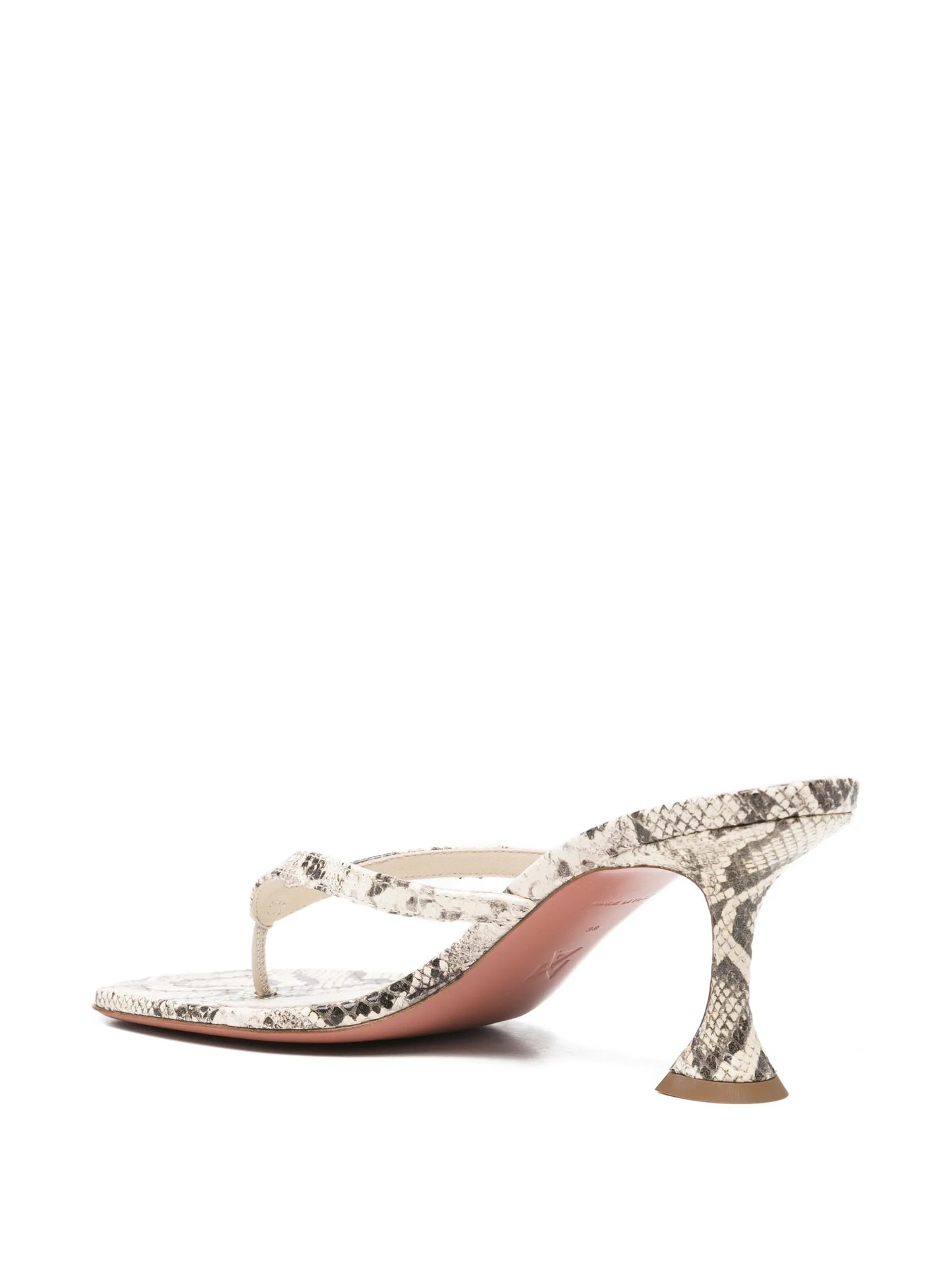 Juliette snake-effect sandals