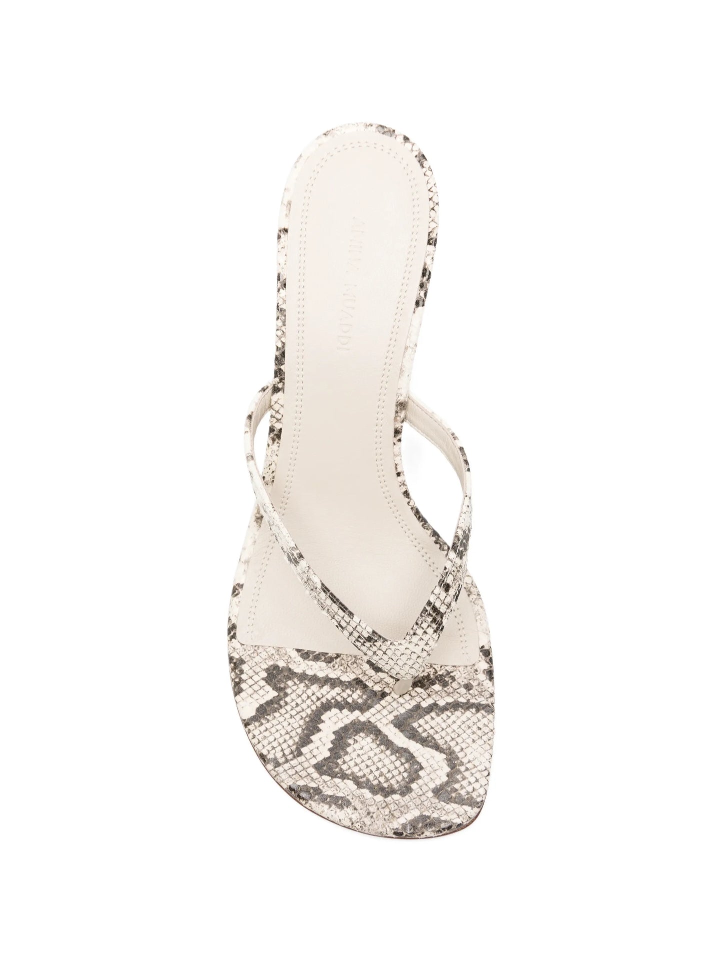 Juliette snake-effect sandals