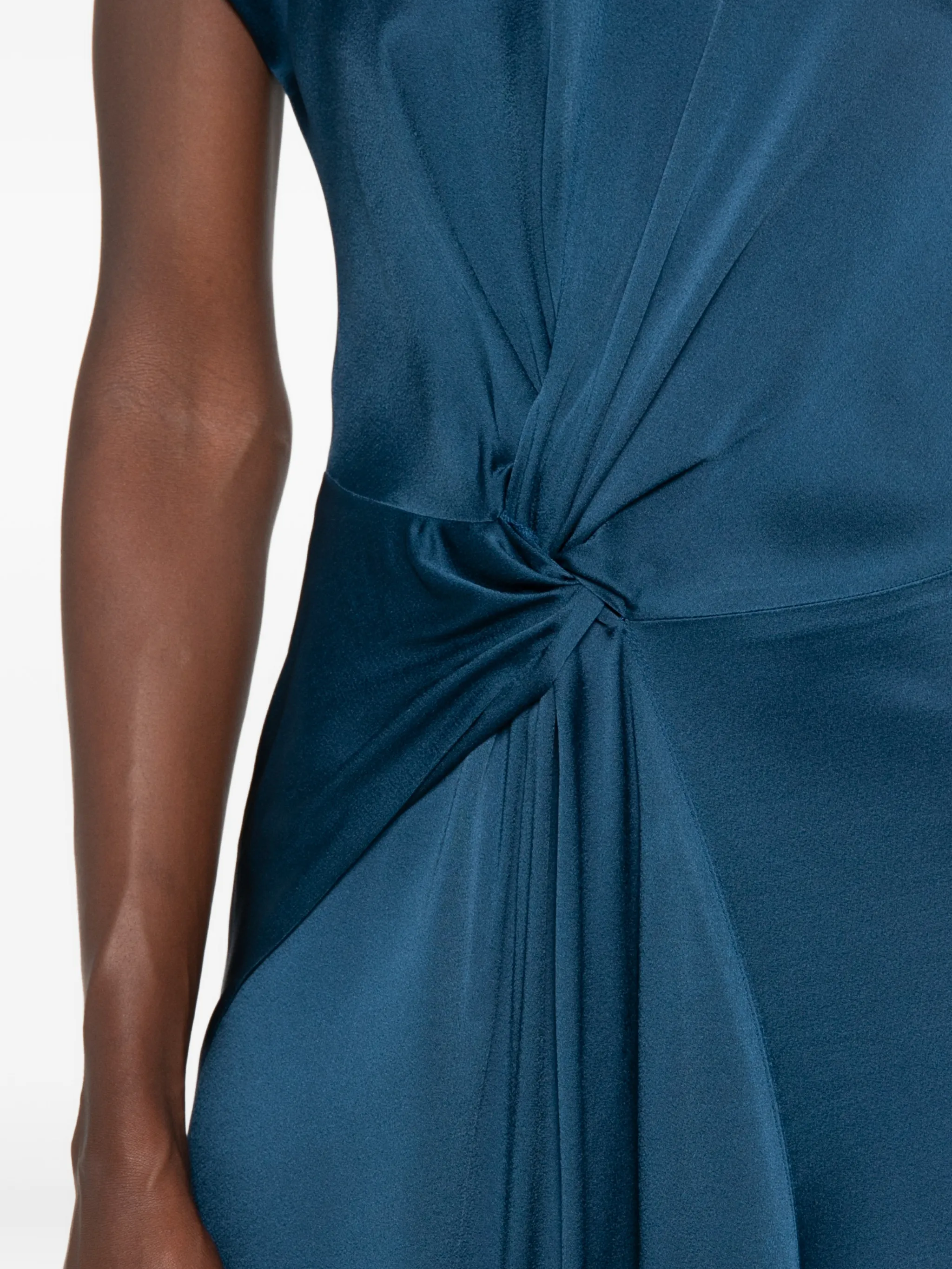 Aria midi dress in blue