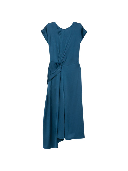 Aria twist-detail dress