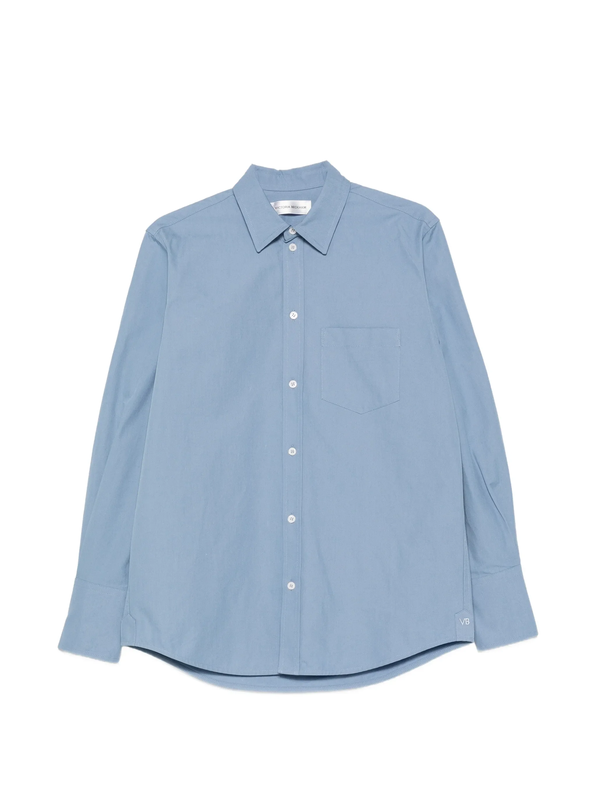 chest-pocket button-up shirt
