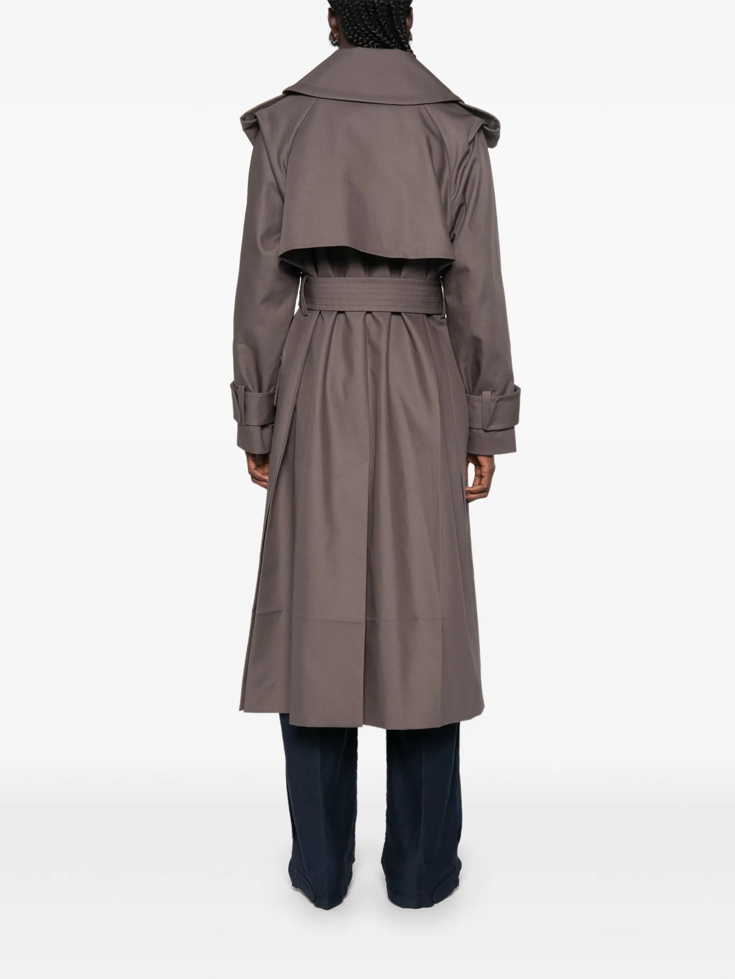 Philippa belted trench coat