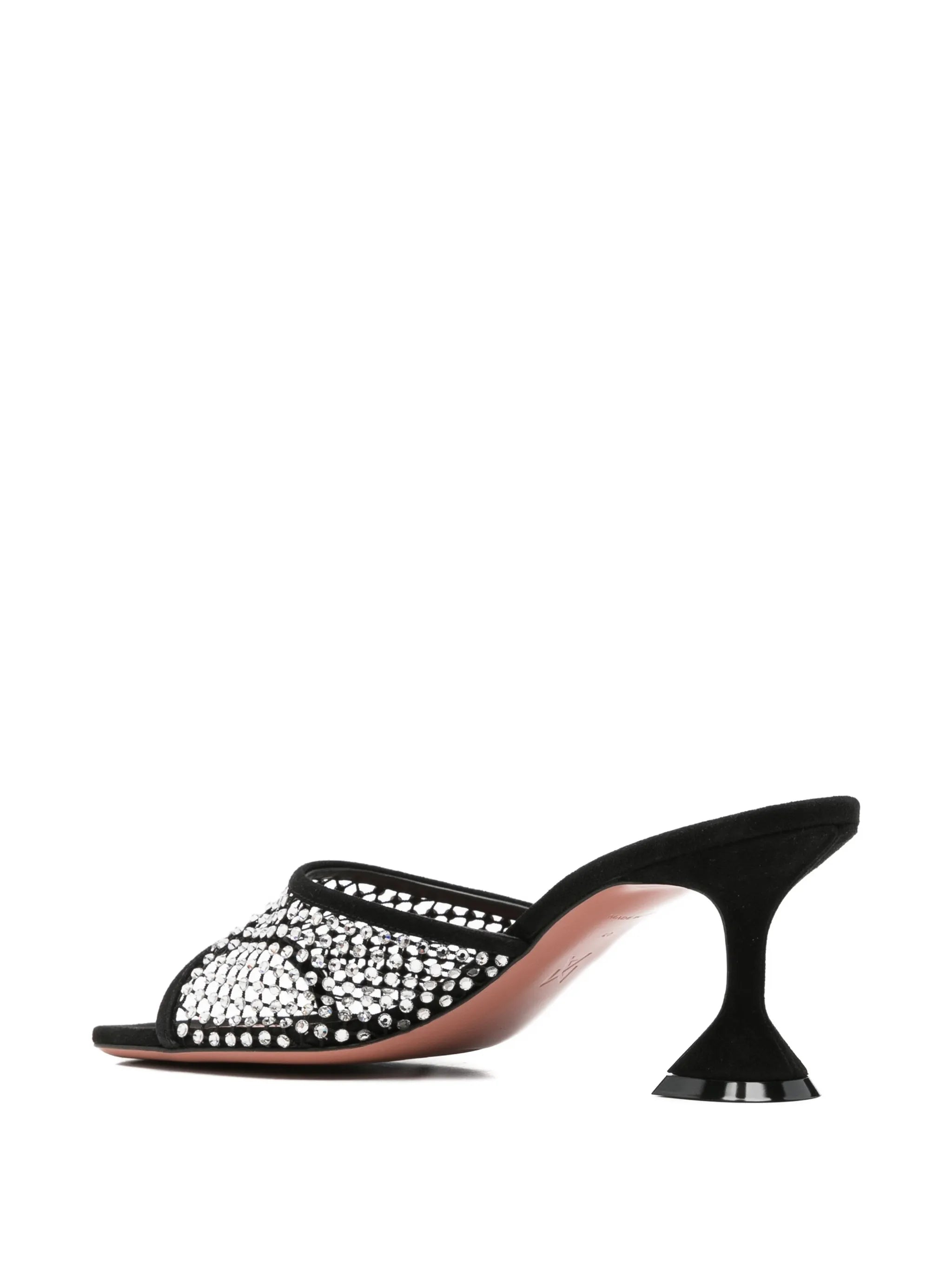 Lupita crystal-embellished mules