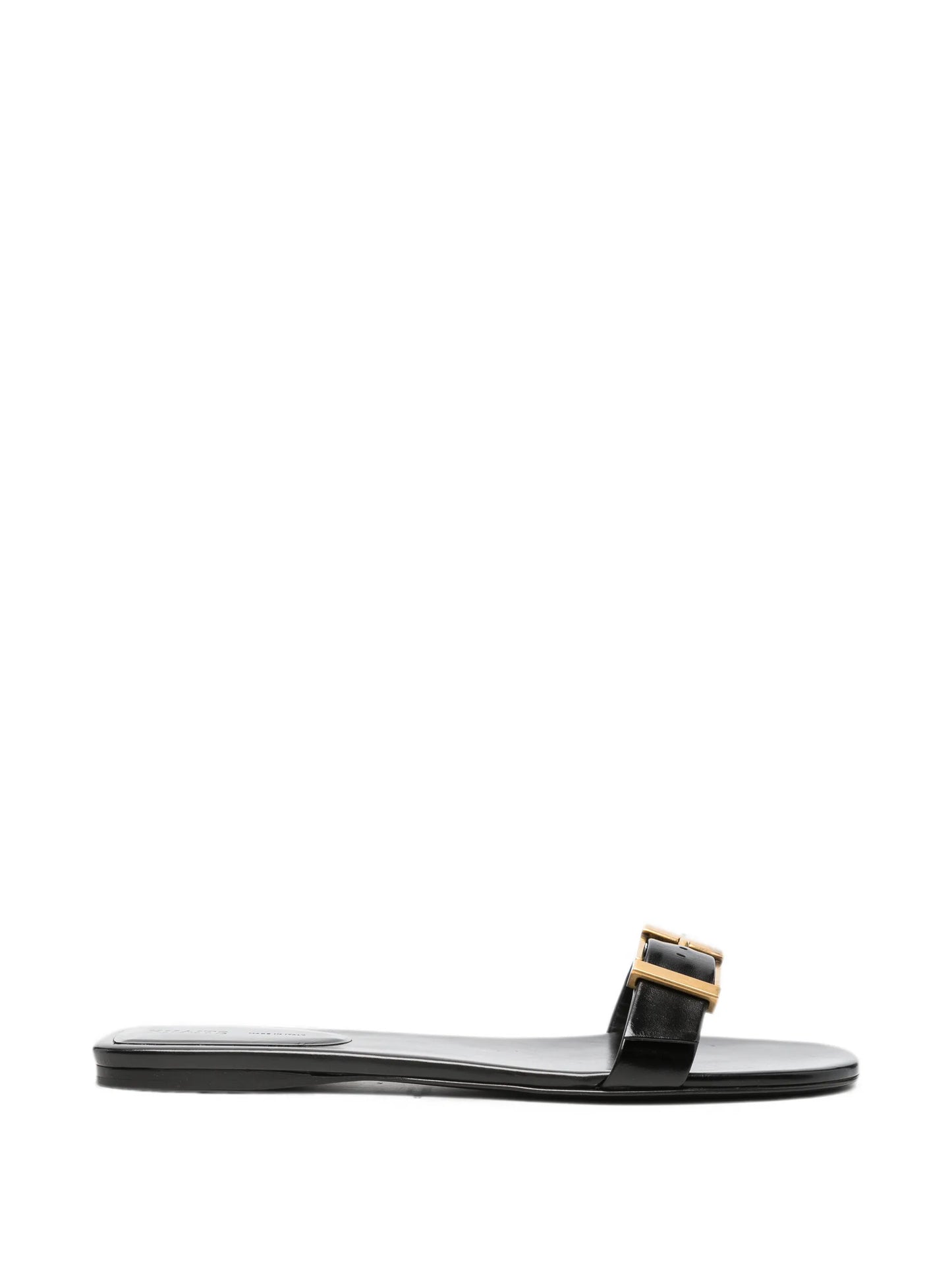 Manhattan buckled-strap flat sandals