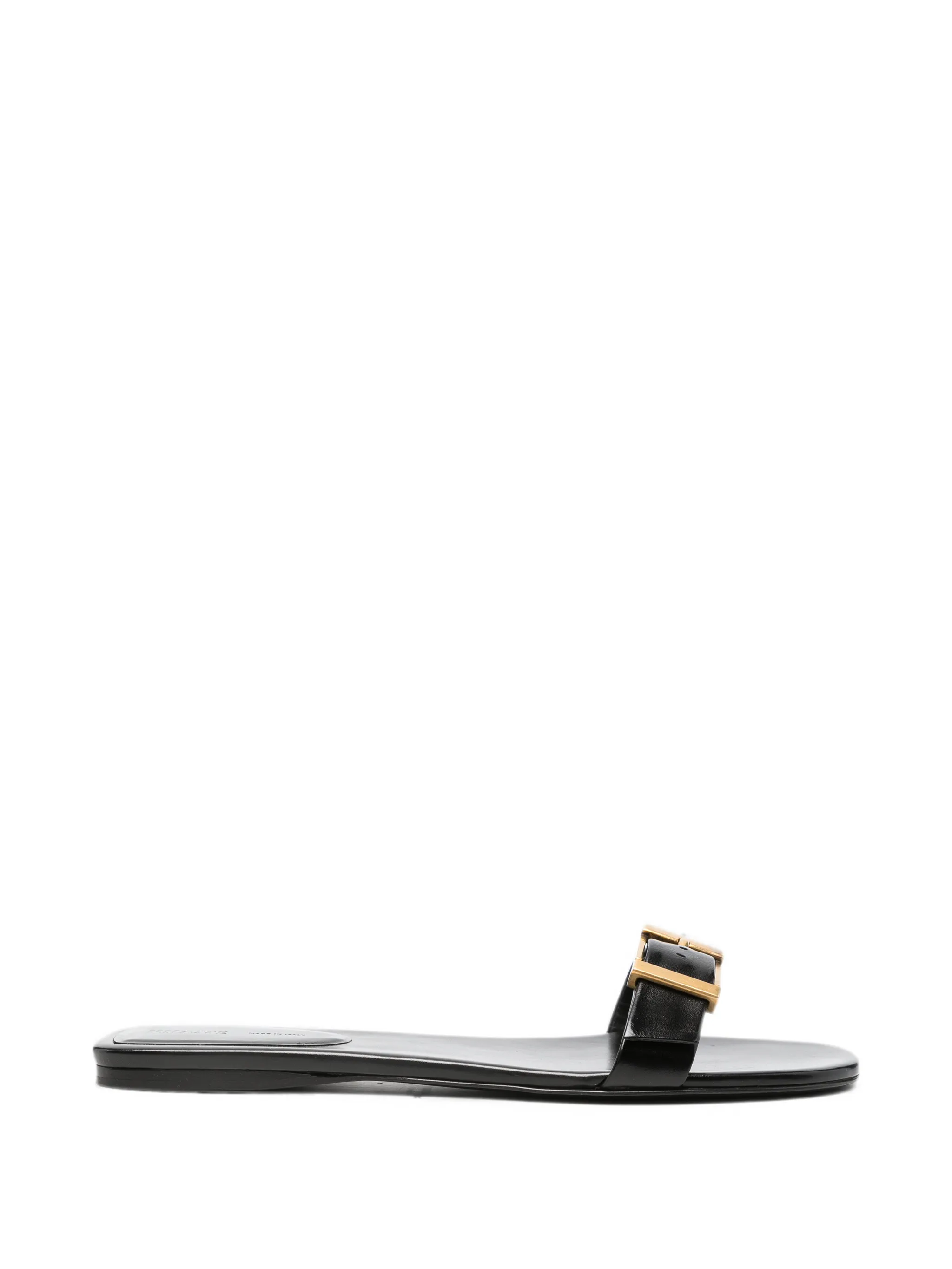 Manhattan buckled-strap flat sandals