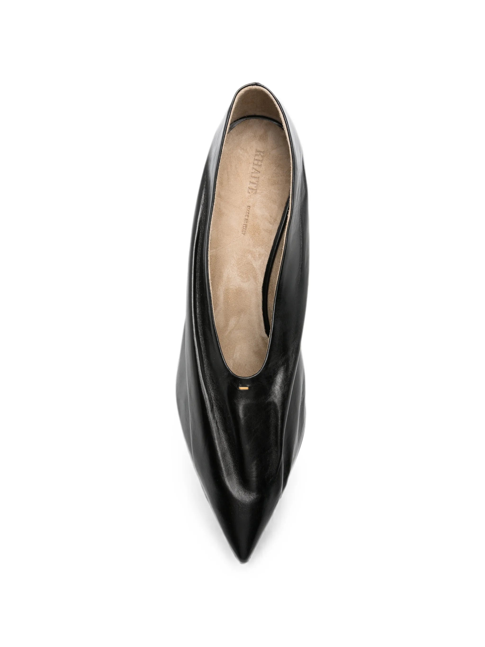 Miriam leather heeled pumps