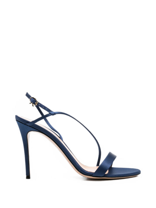 Manhattan satin heeled sandals