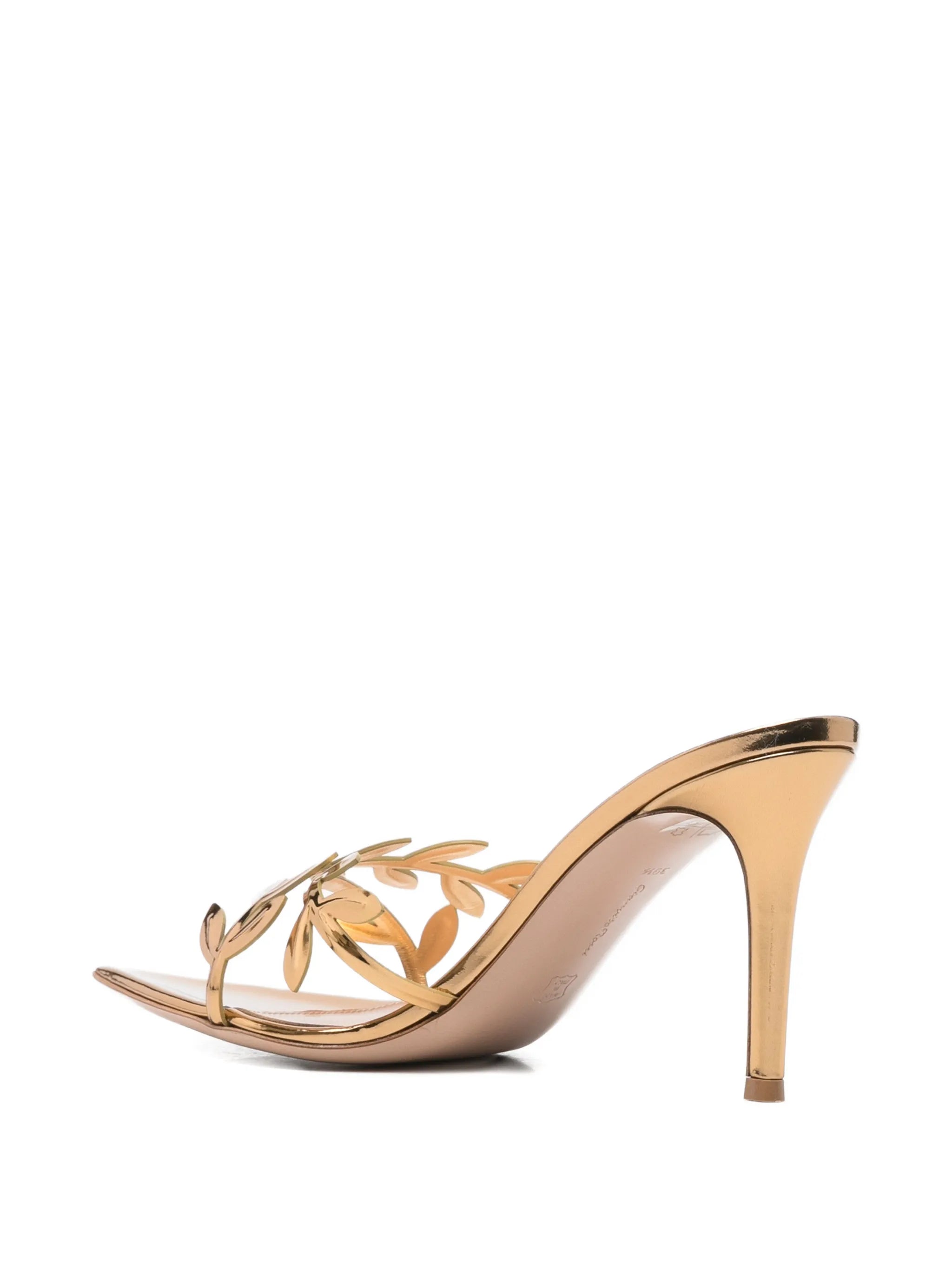 leaf-strap sandals