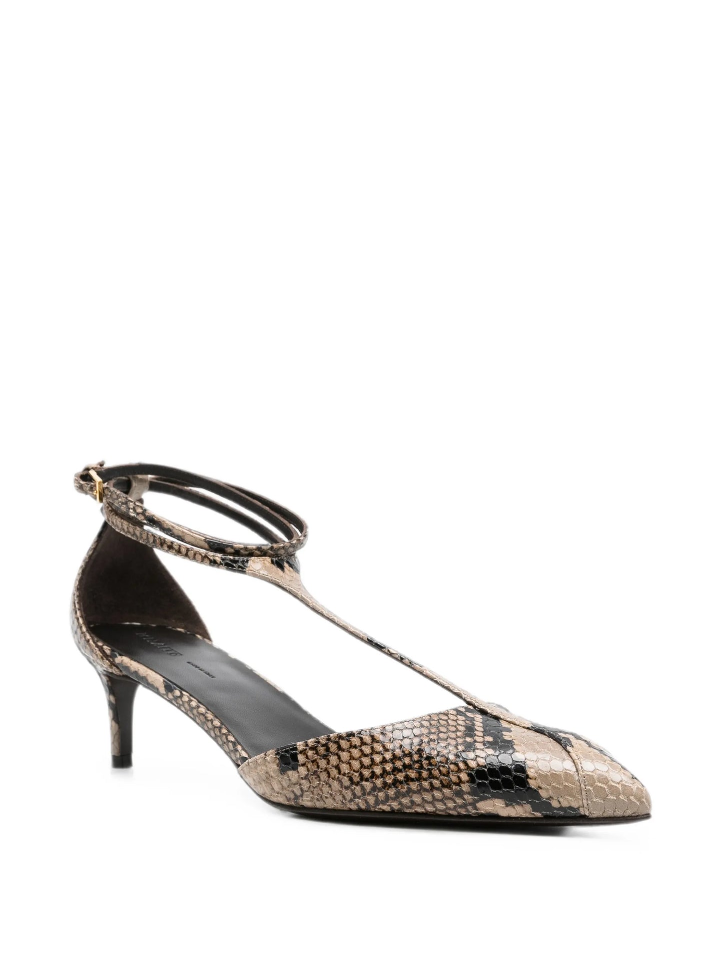 Mia snakeskin-effect pumps