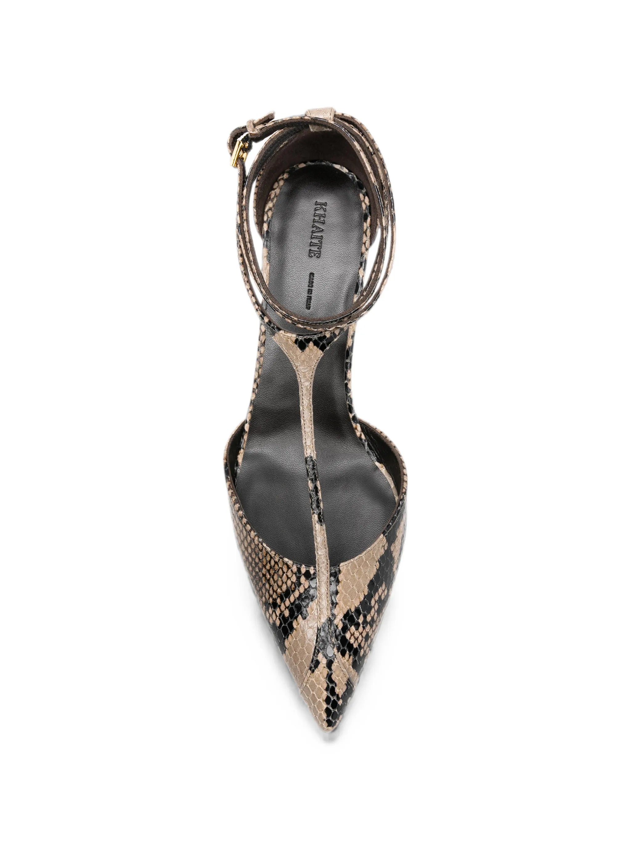 Mia snakeskin-effect pumps