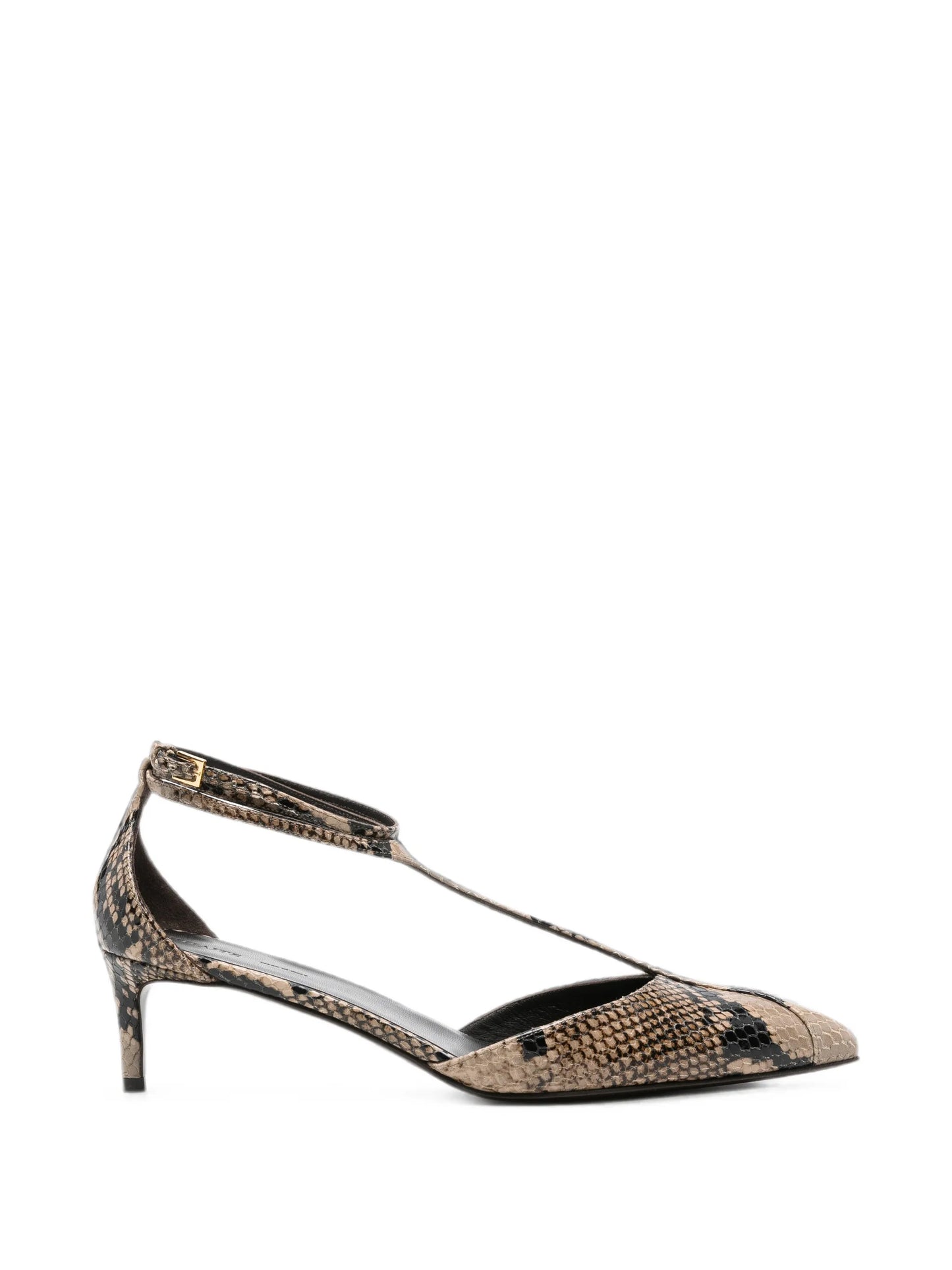 Mia snakeskin-effect pumps