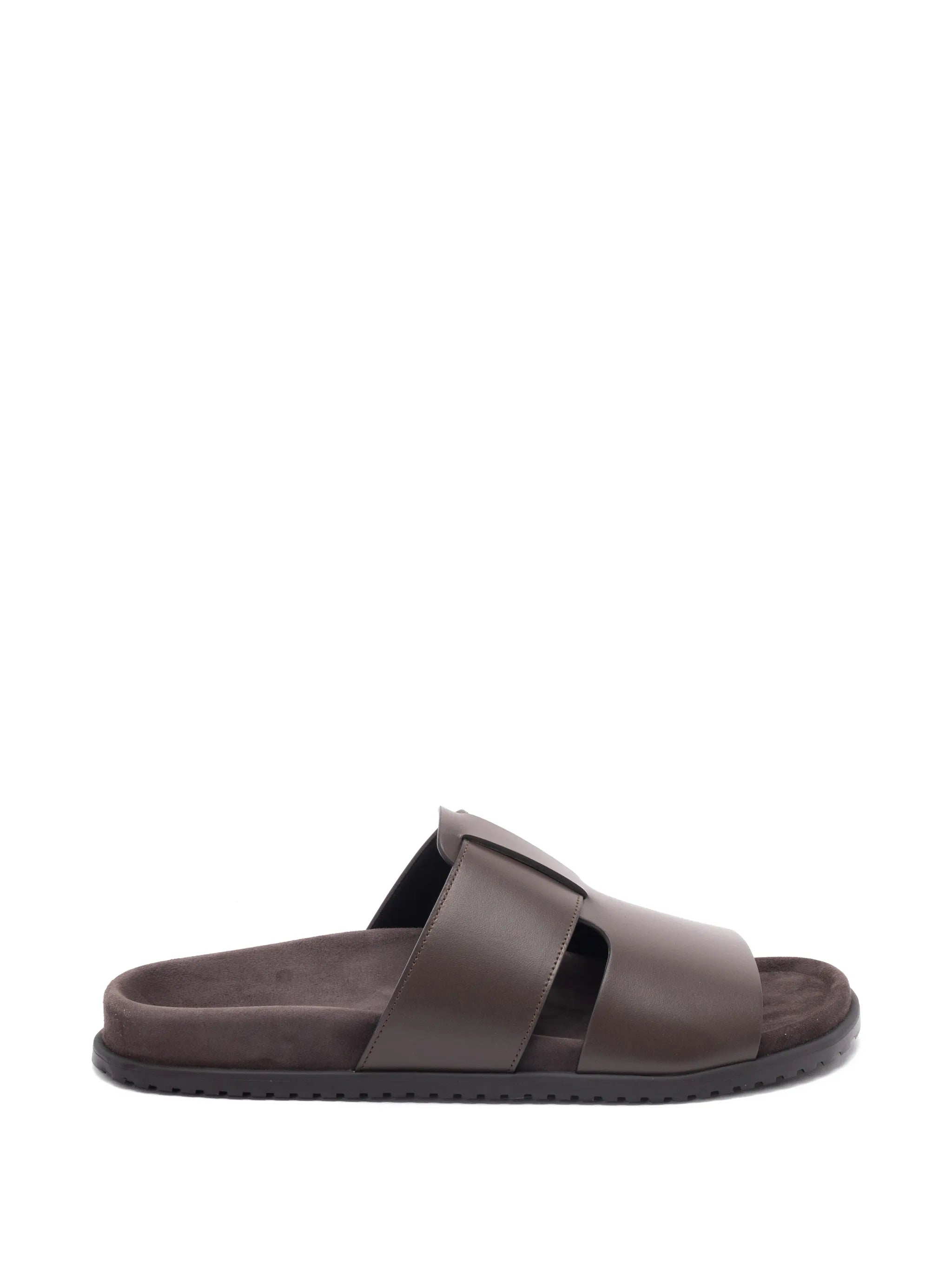 logo-detail sandals