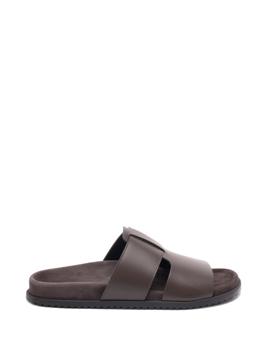 logo-detail sandals