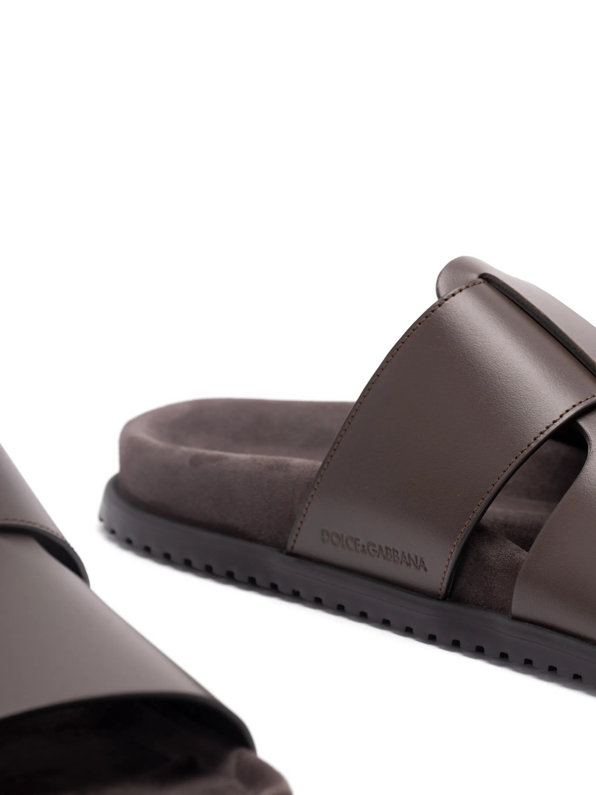 logo-detail sandals