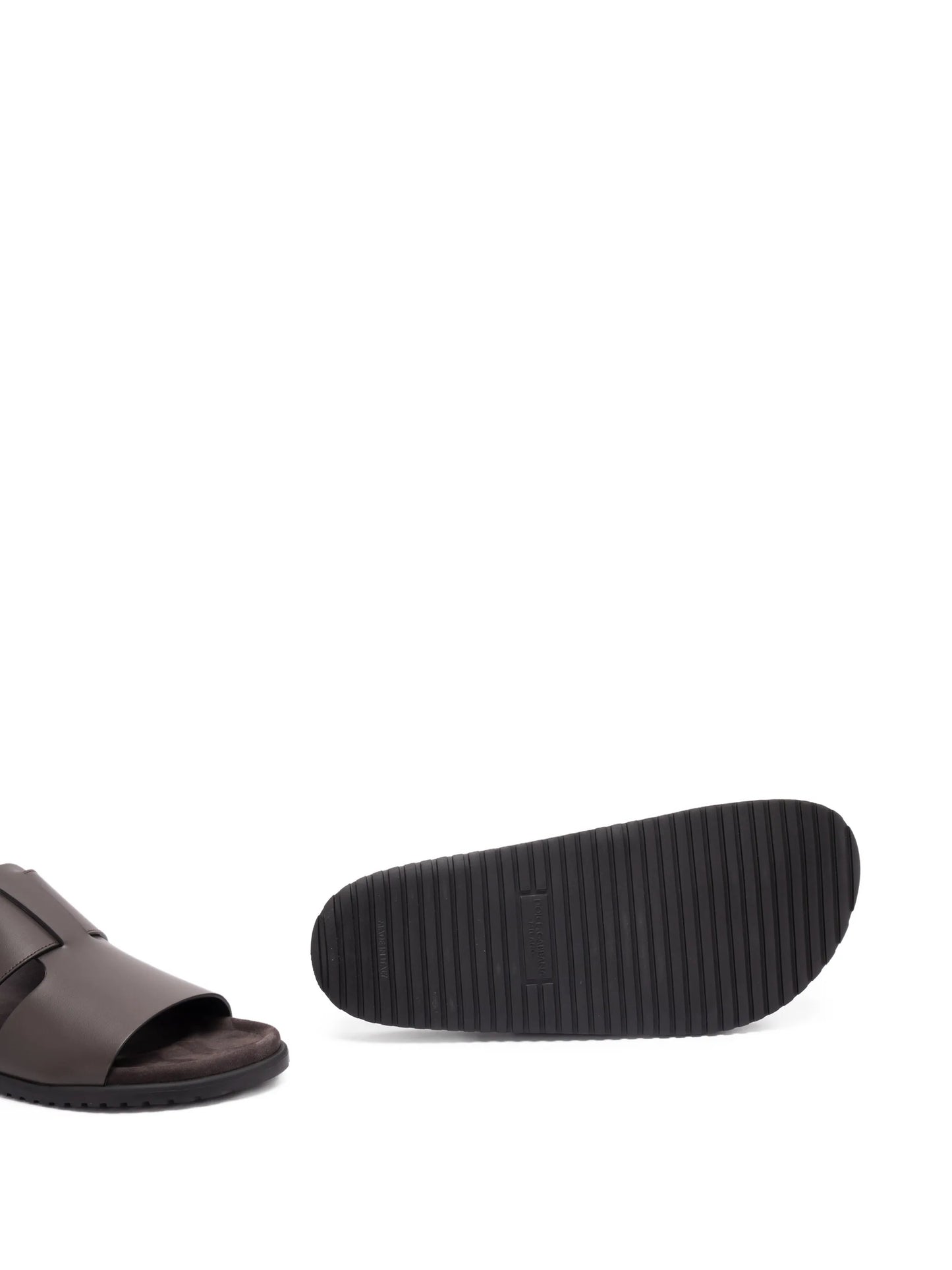 logo-detail sandals