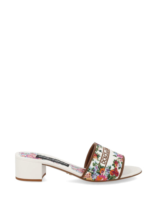 floral sandals