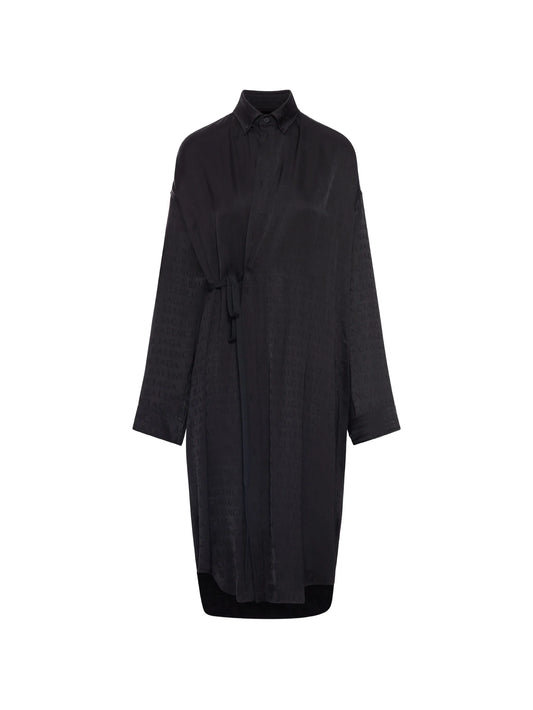 wrap midi dress