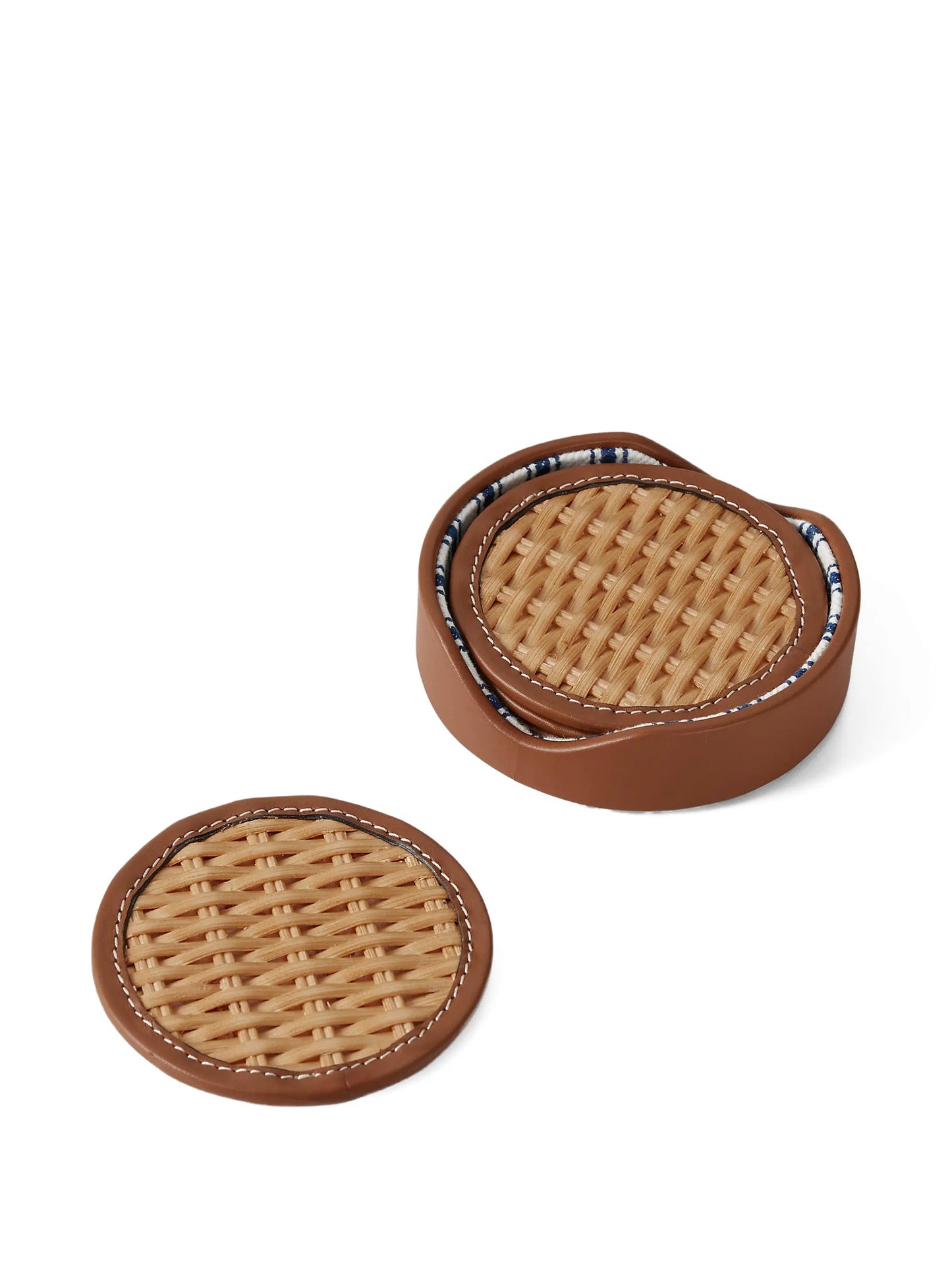 woven coaster set of four