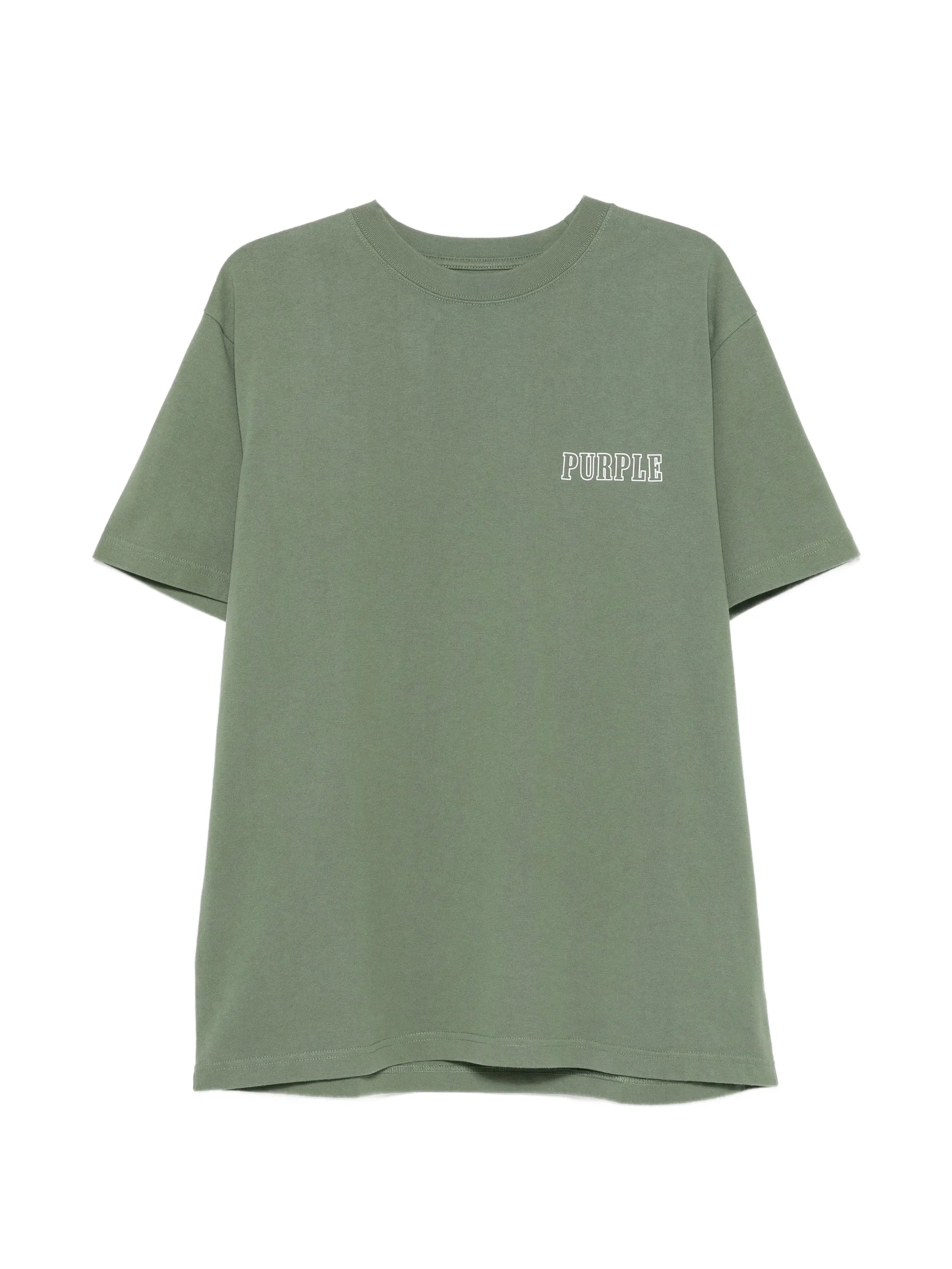 logo-print jersey T-shirt