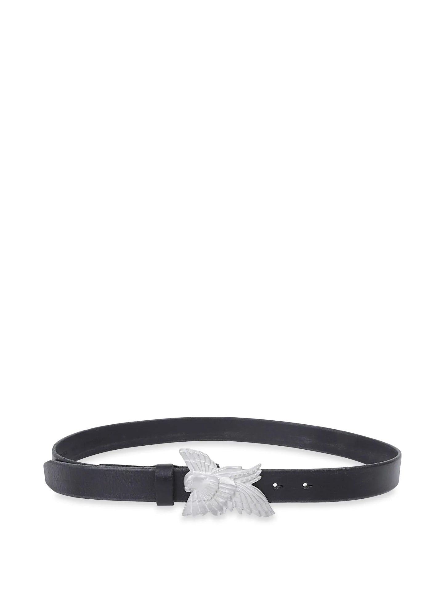 Dove leather belt