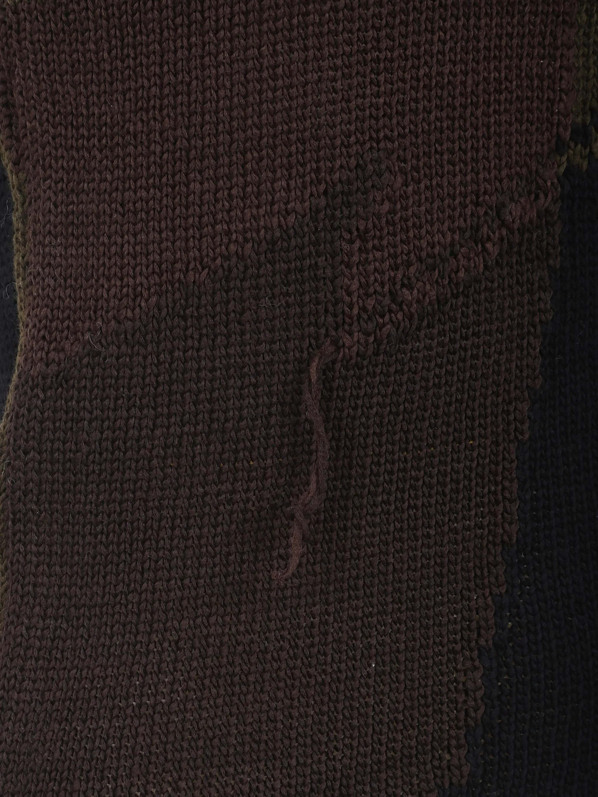 Solo intarsia distressed top