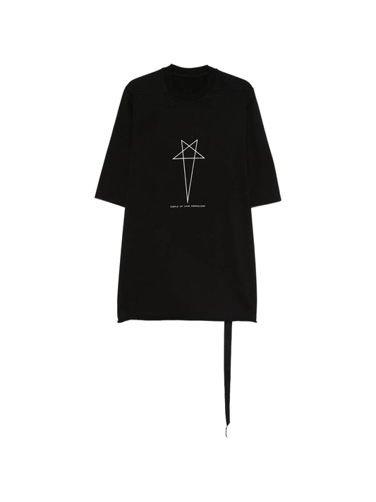 star-print crew-neck T-shirt