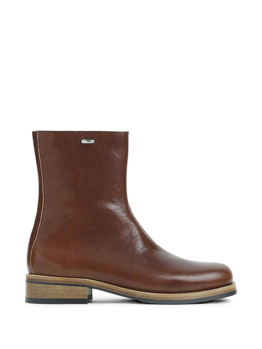 Camion leather chelsea boots