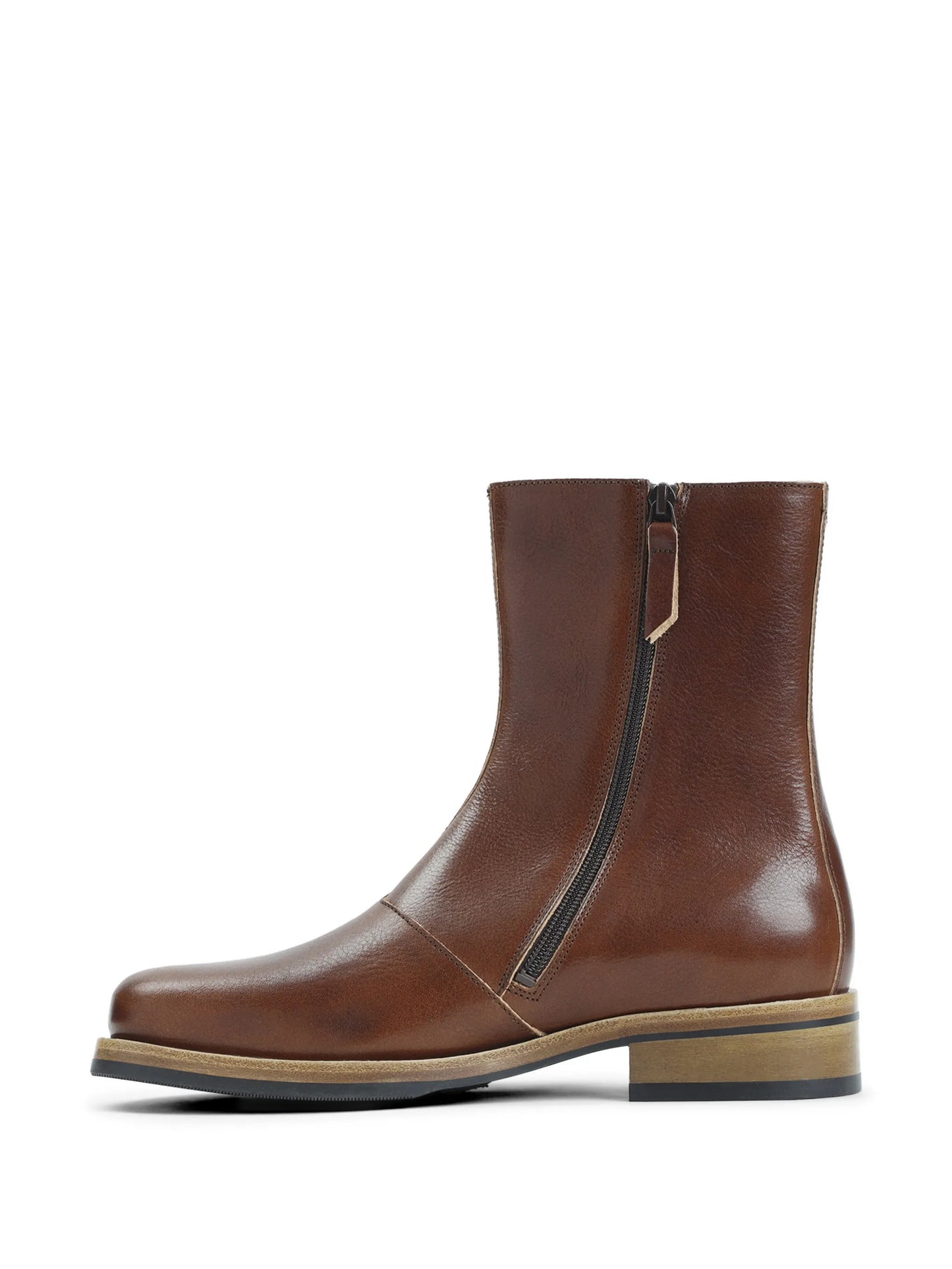 Camion leather chelsea boots