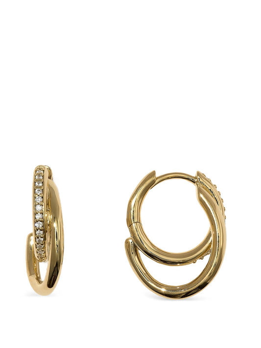 small Pavé Spiralis earrings