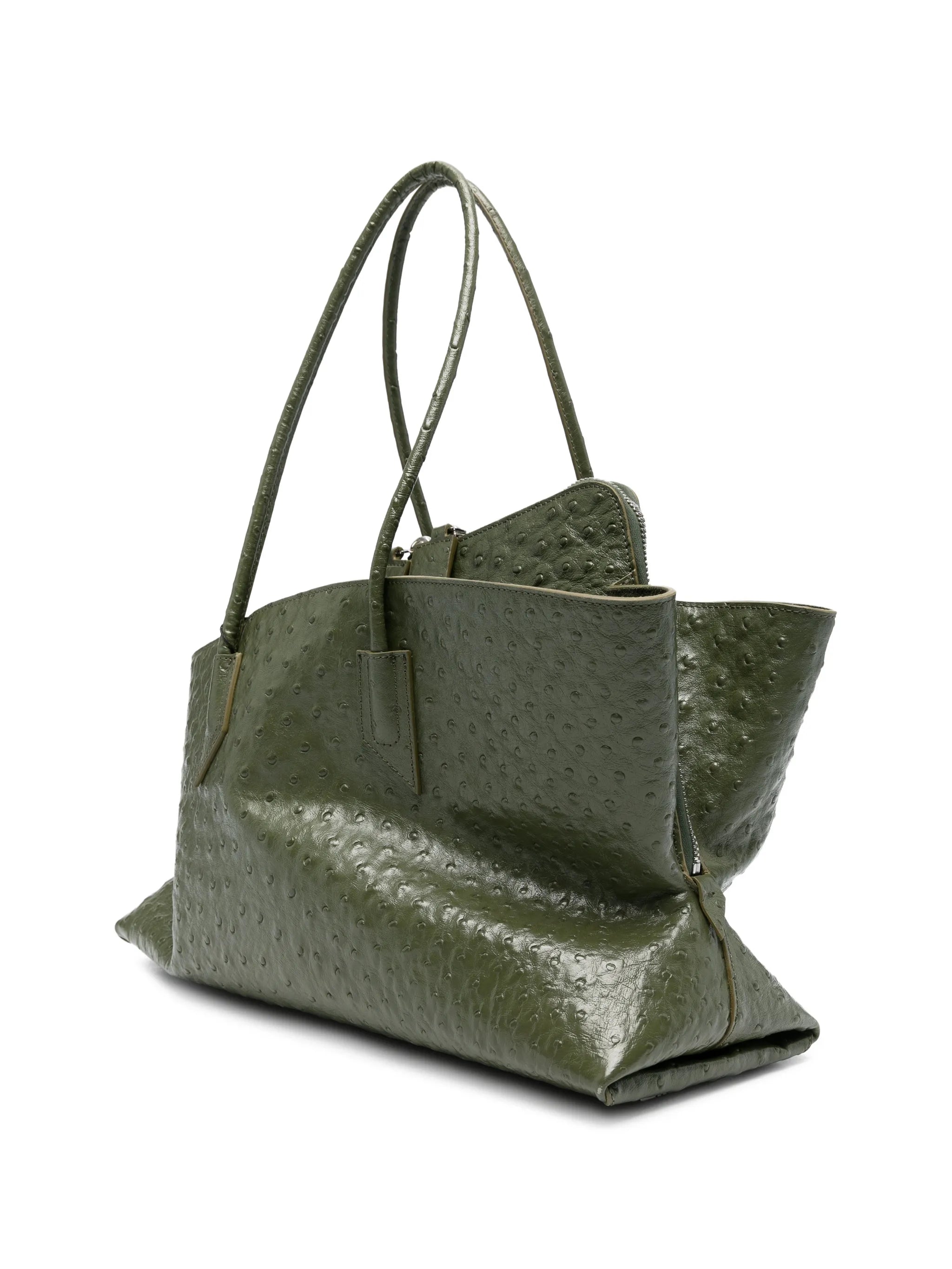 medium La passeggiata leather tote bag