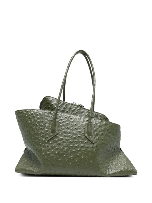 medium La passeggiata leather tote bag