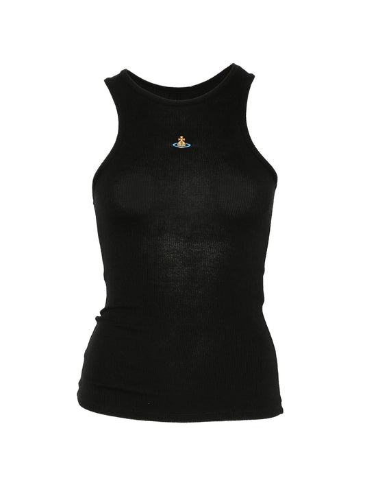 90s Orb-embroidered tank top