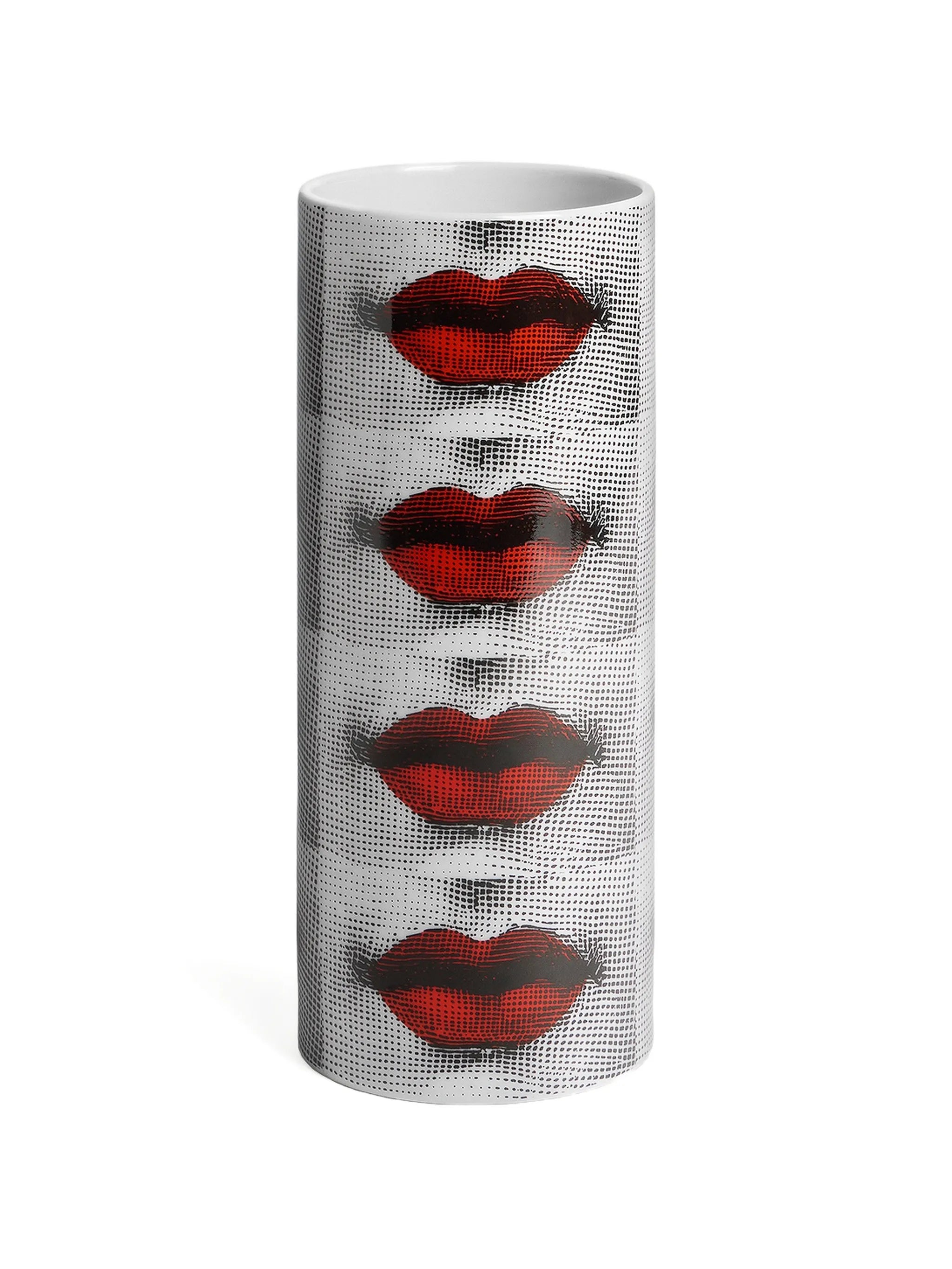 mouth-illustration vase