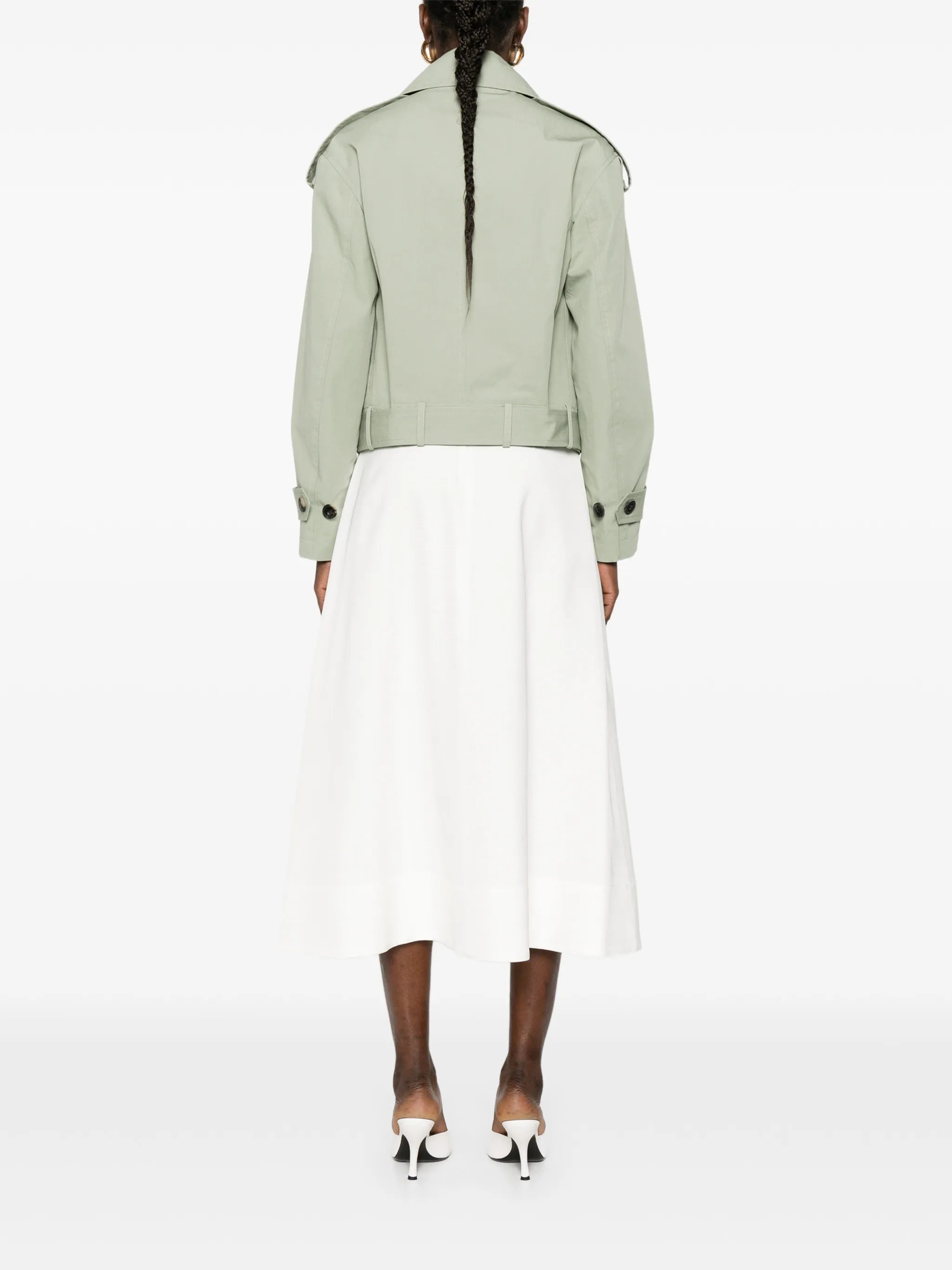 belted crop jacket