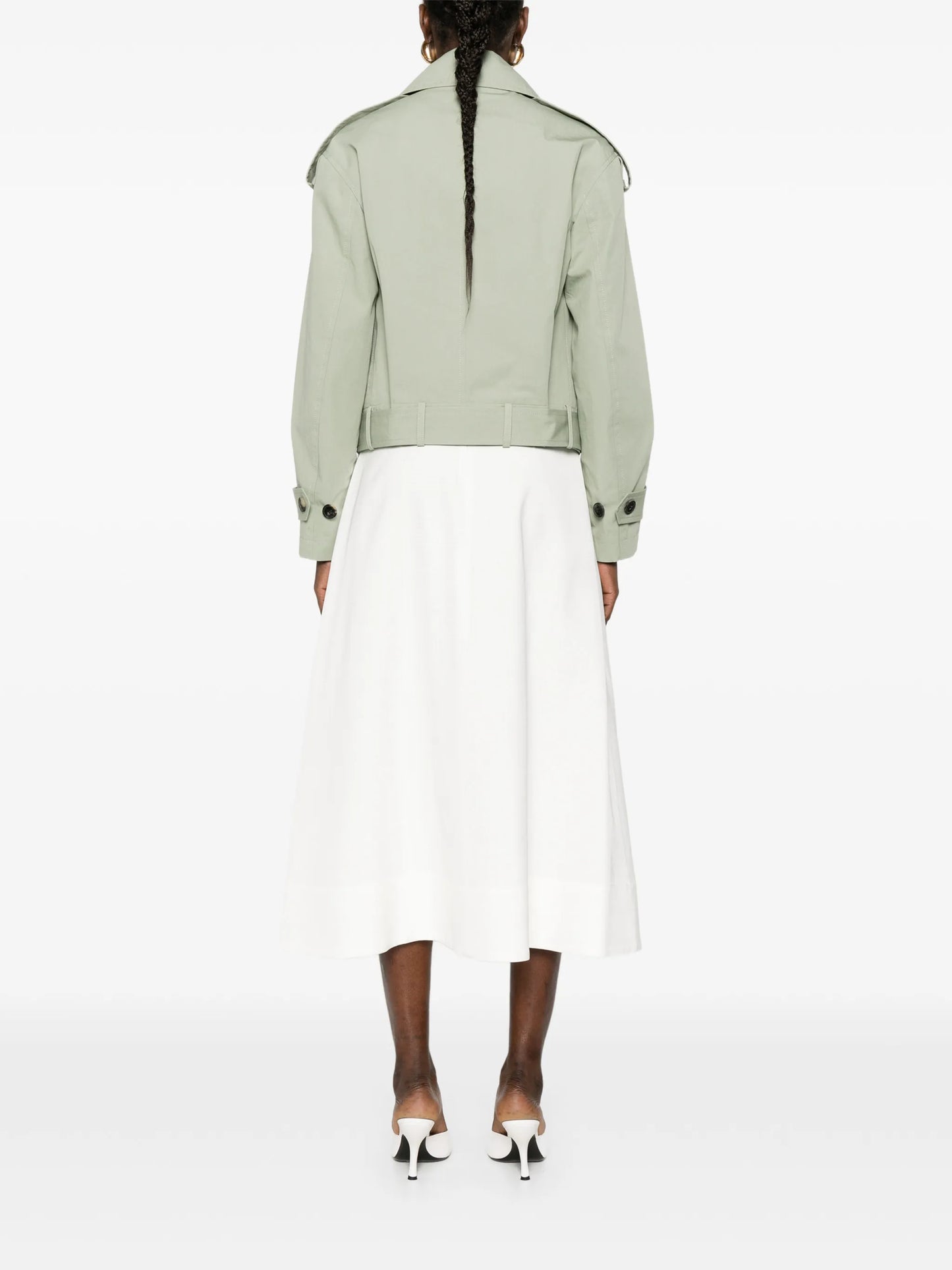 belted crop jacket