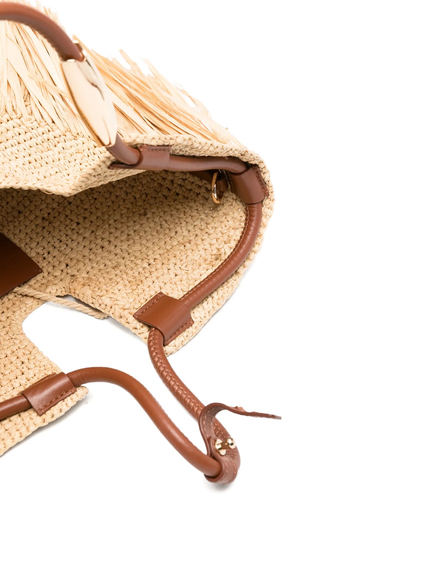 small Goldentime fringe tote bag