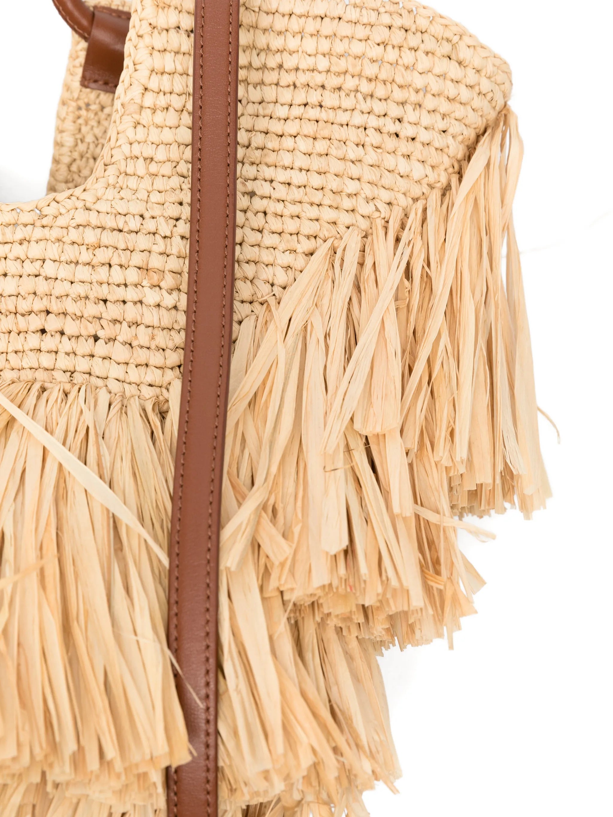 small Goldentime fringe tote bag