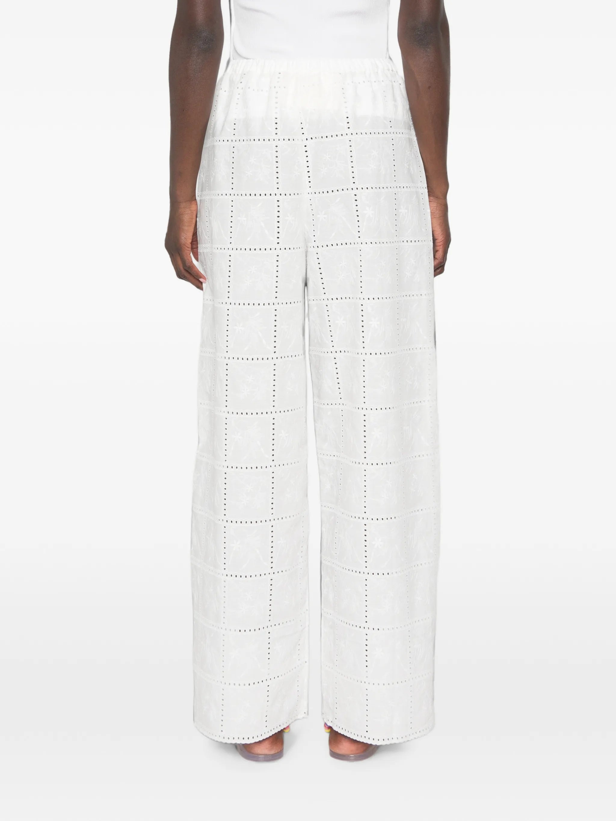 Mora broderie-anglaise trousers