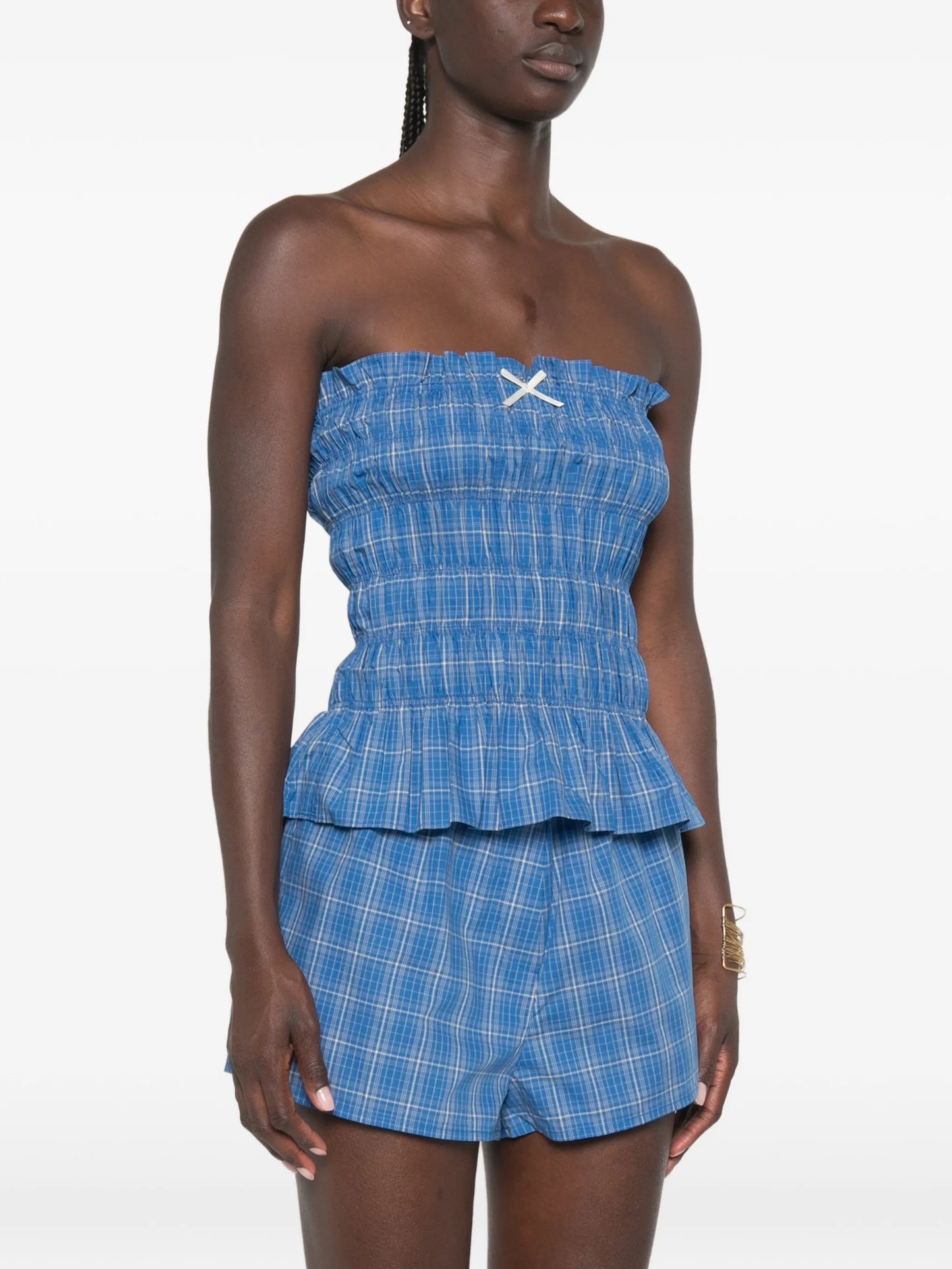 Leya shirred top