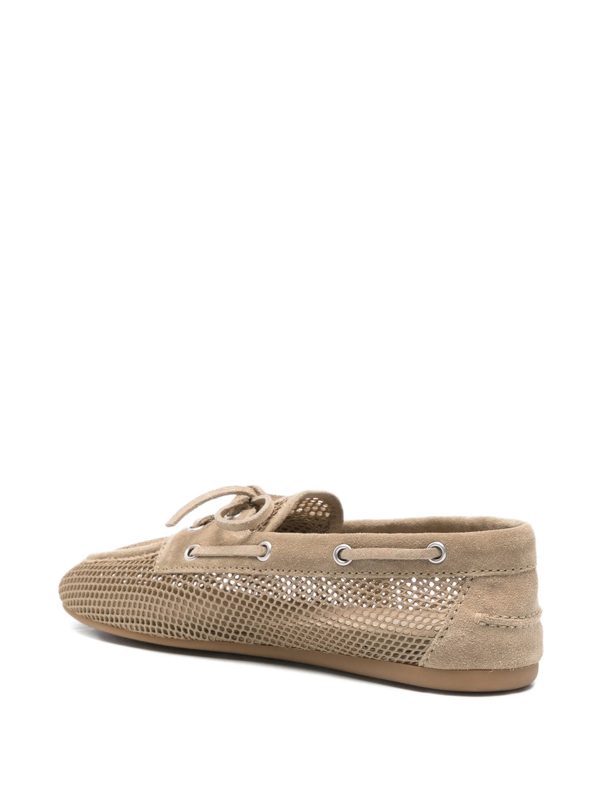 Deck mesh boat loafers