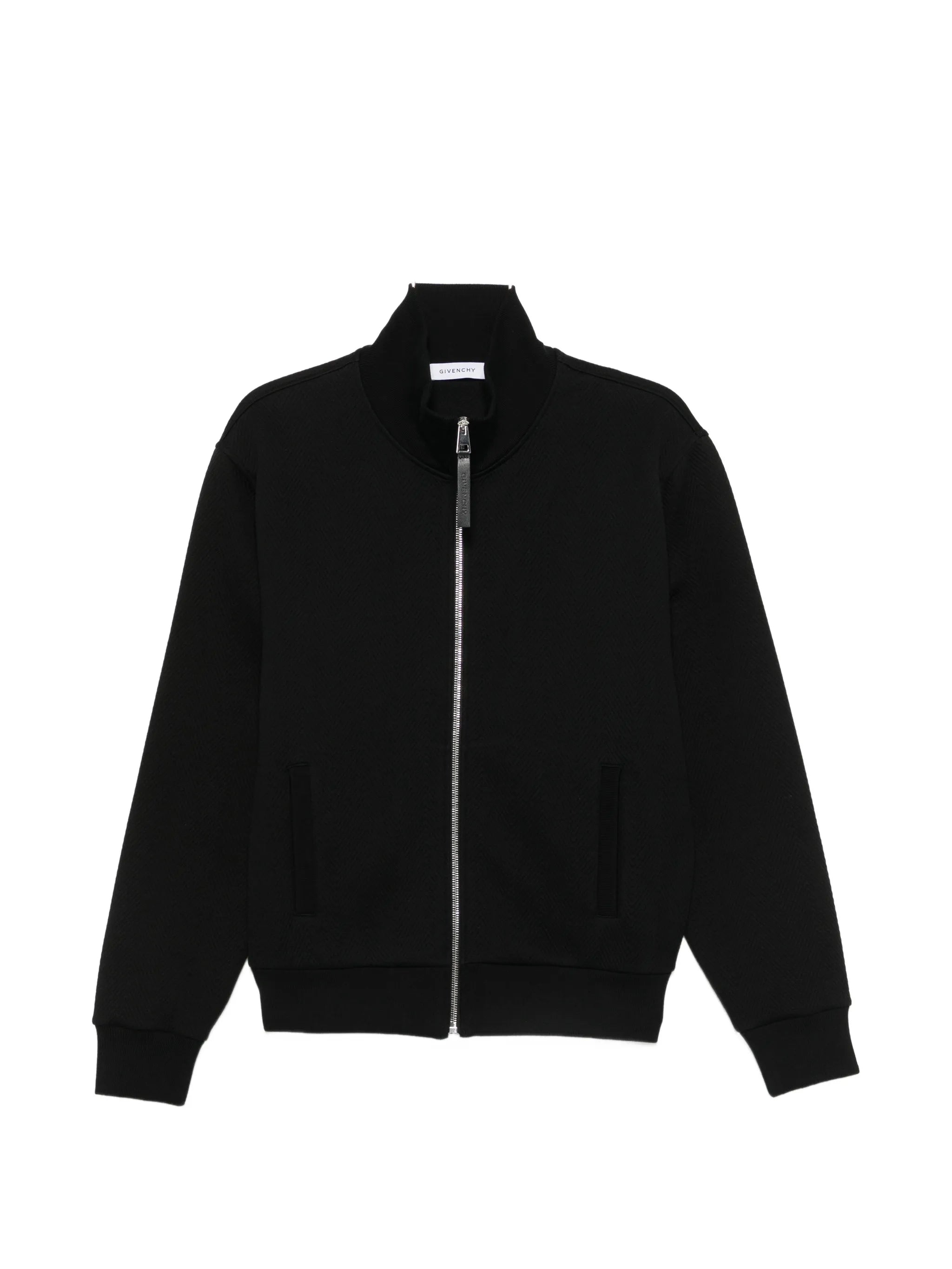 patterned zipped jacket