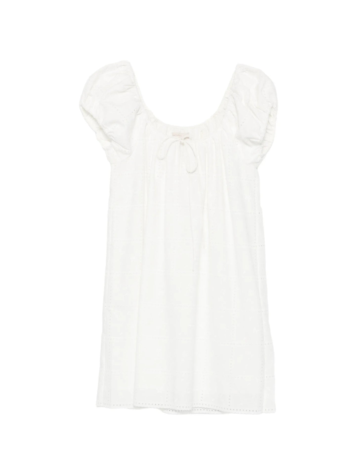 Serafina puff-sleeve mini dress
