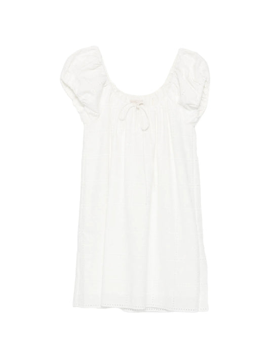 Serafina puff-sleeve mini dress
