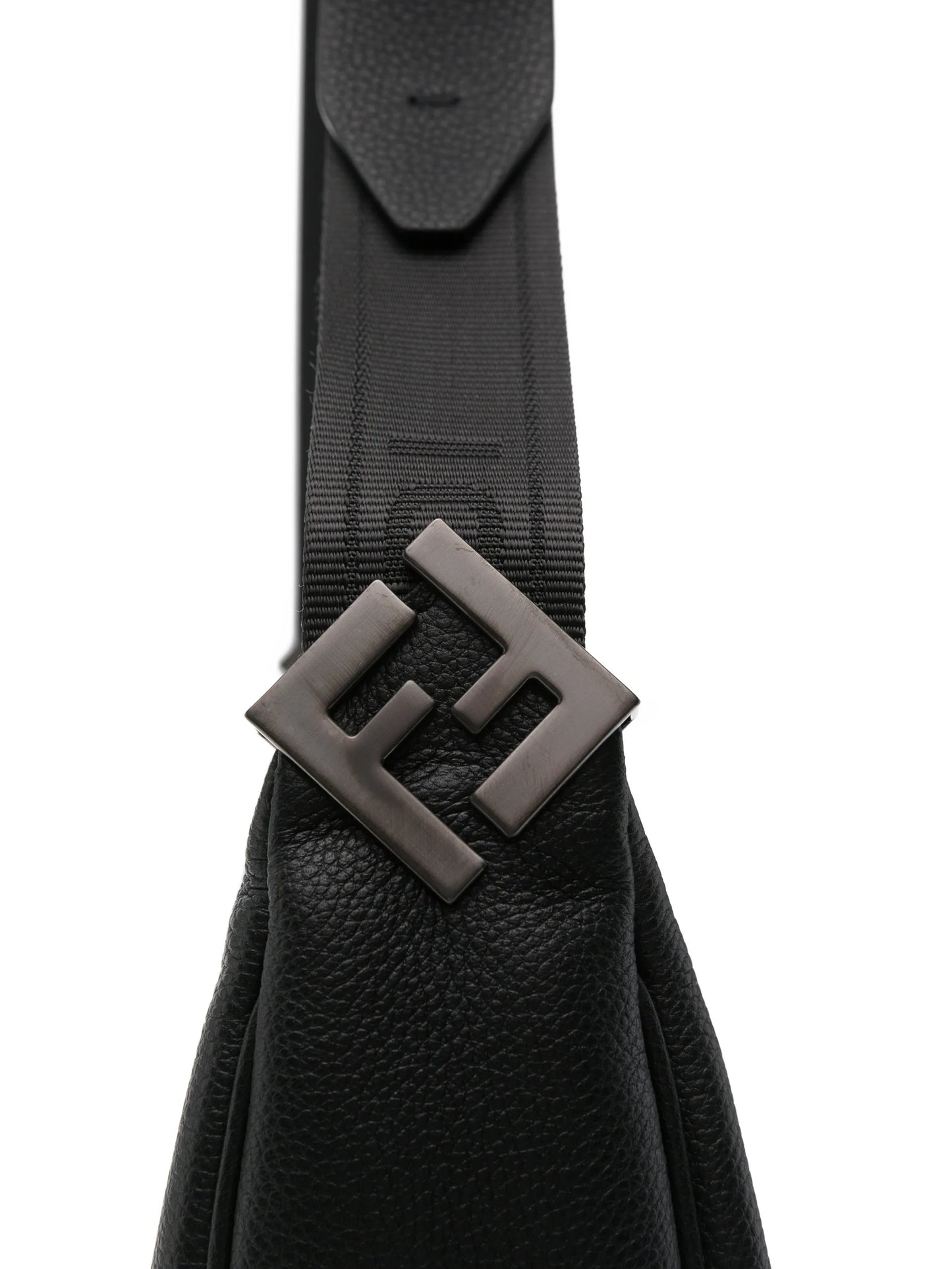 large Melon leather shoulder bag