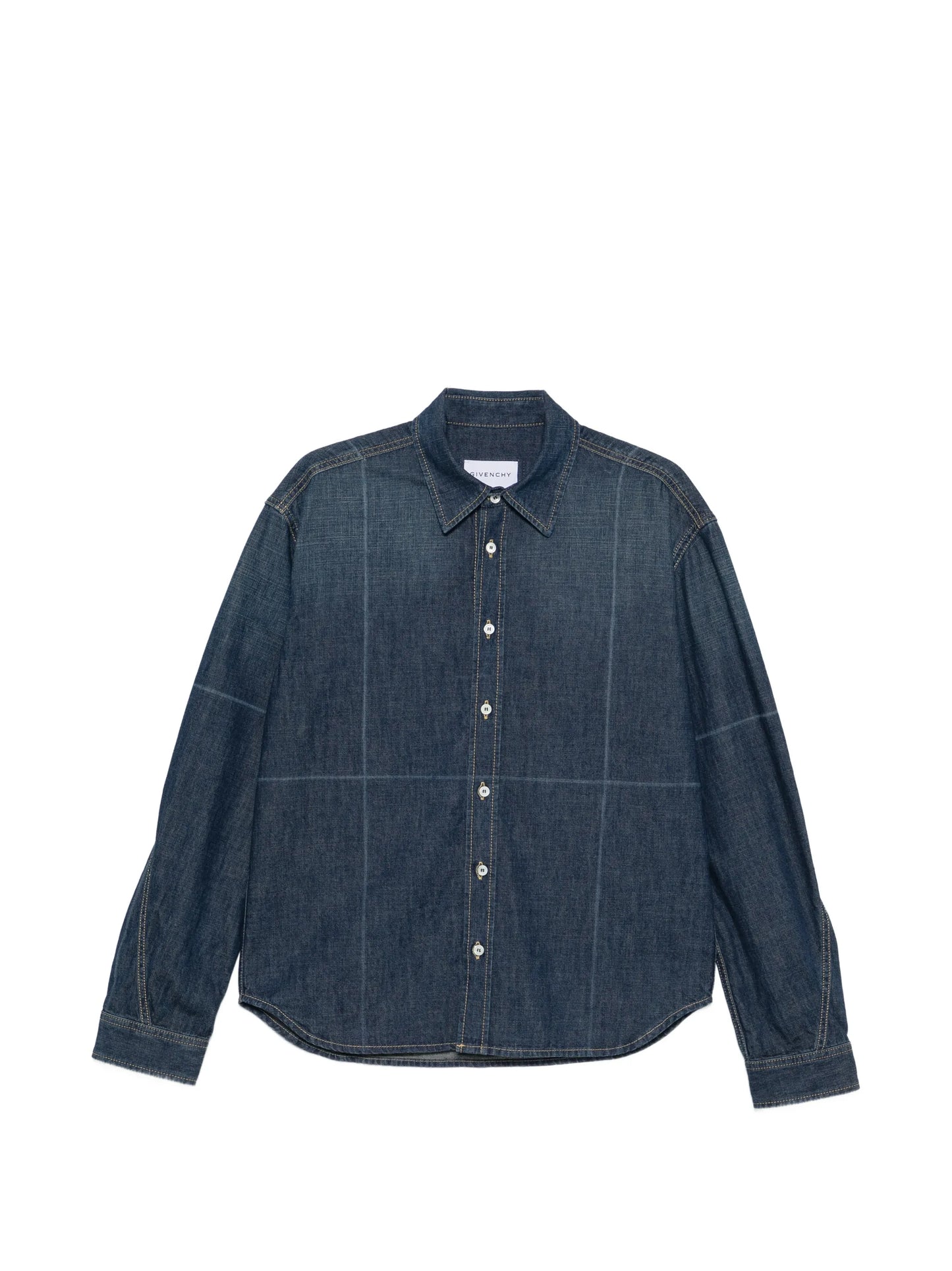 long-sleeve denim shirt
