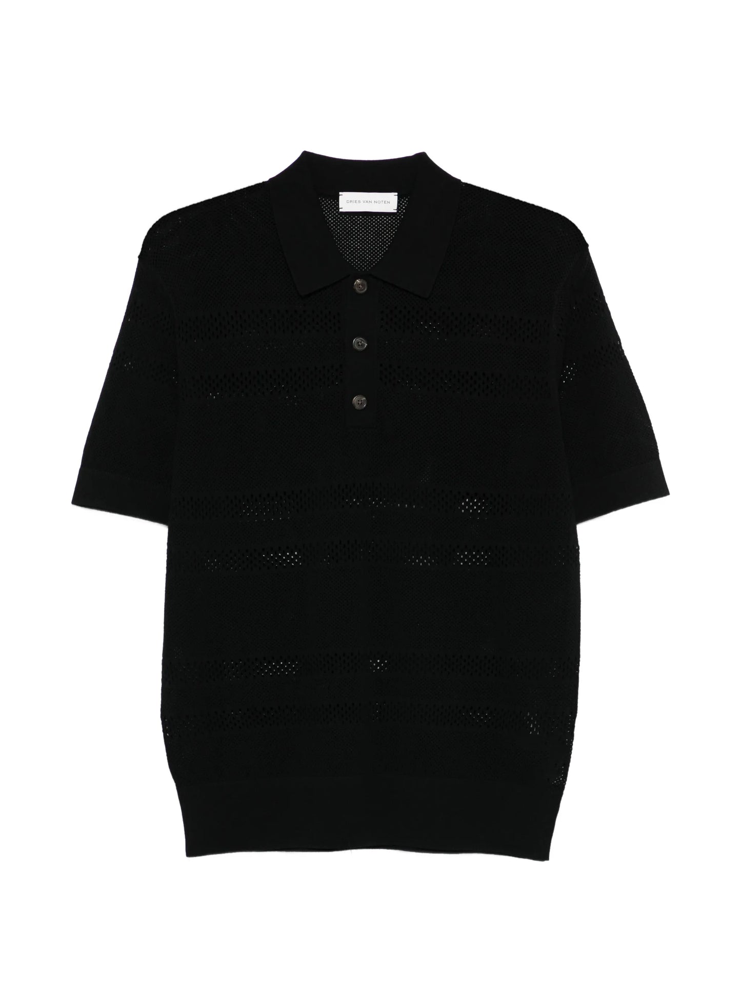 button-up polo shirt