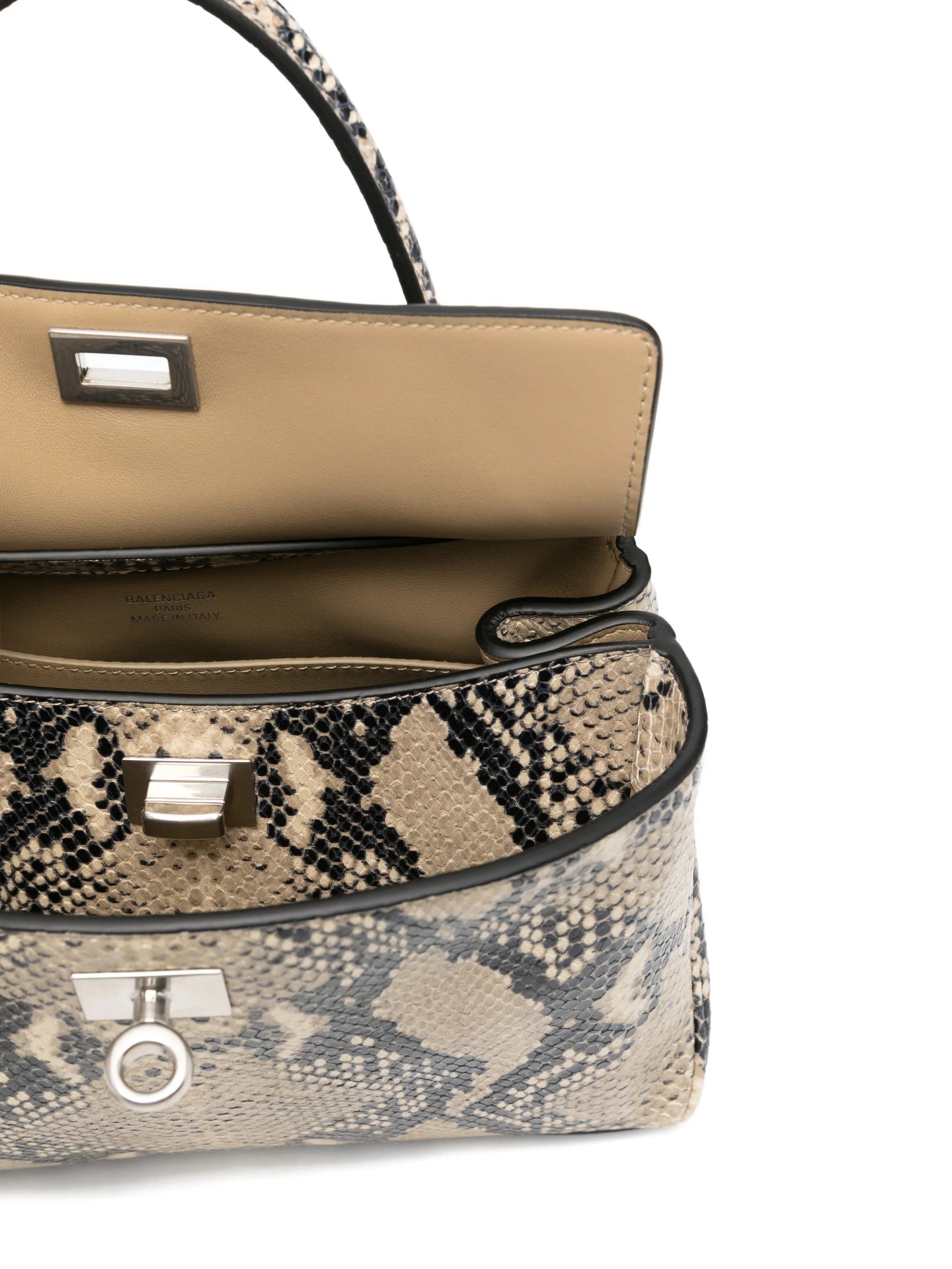 Rodeo snakeskin-effect tote bag